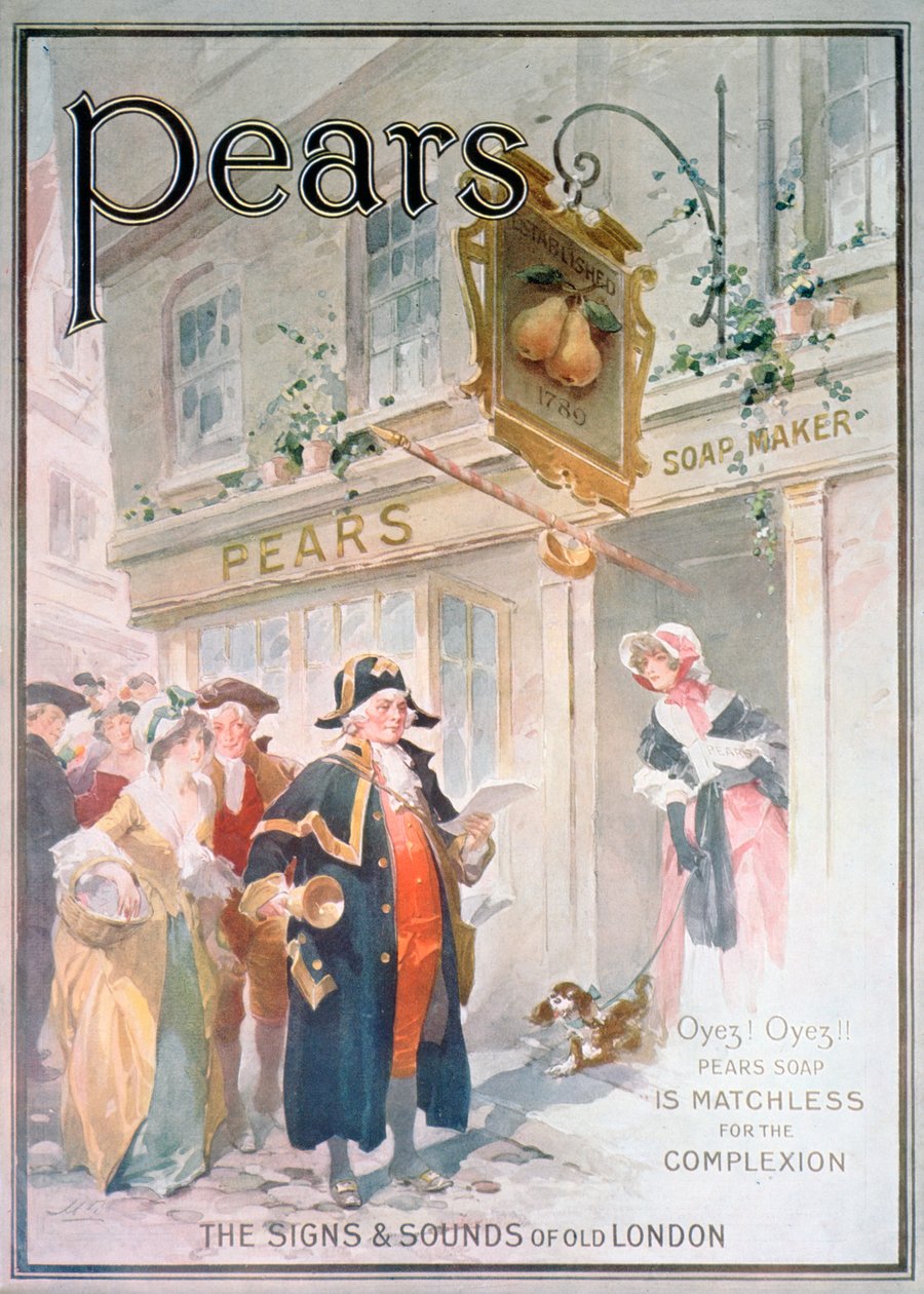 Anúncio de sabão de peras, 1916 de Unbekannt