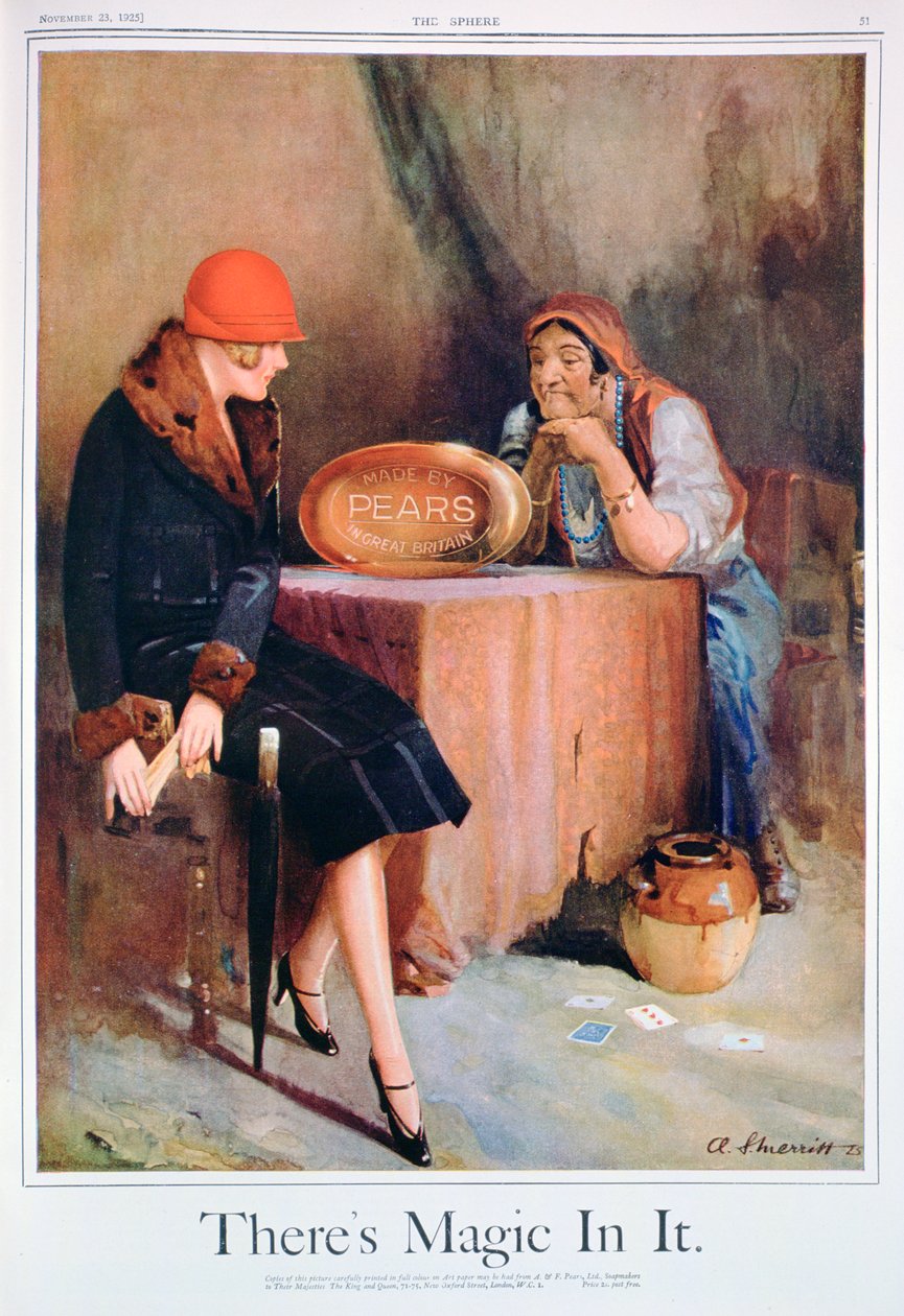 Anúncio de sabão de peras, 1925 de Unbekannt