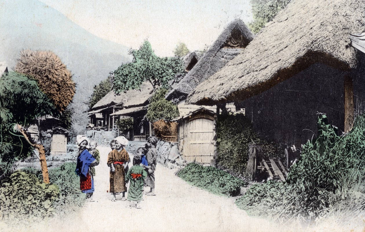 Habitação camponesa, Japão, século XX de Unbekannt