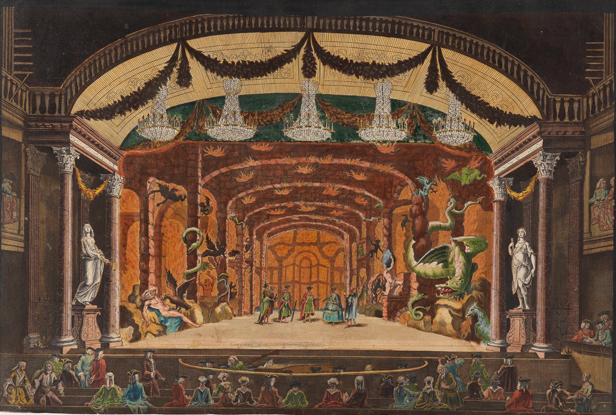Imagem da mostra da espreitadela, ca 1770. de Unbekannt