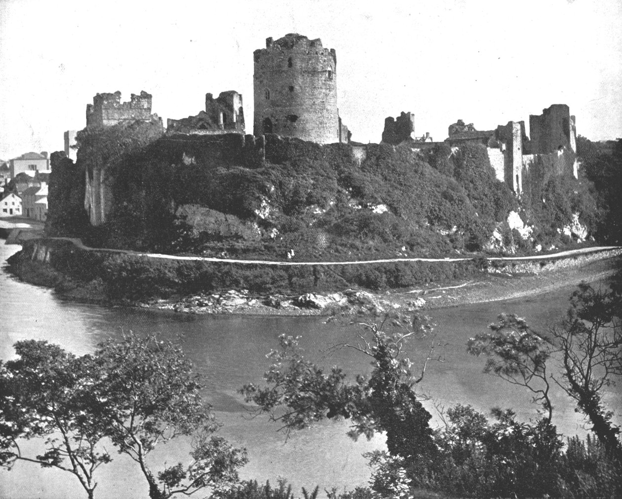 Pembroke Castle, Pembrokeshire, País de Gales, 1894. de Unbekannt