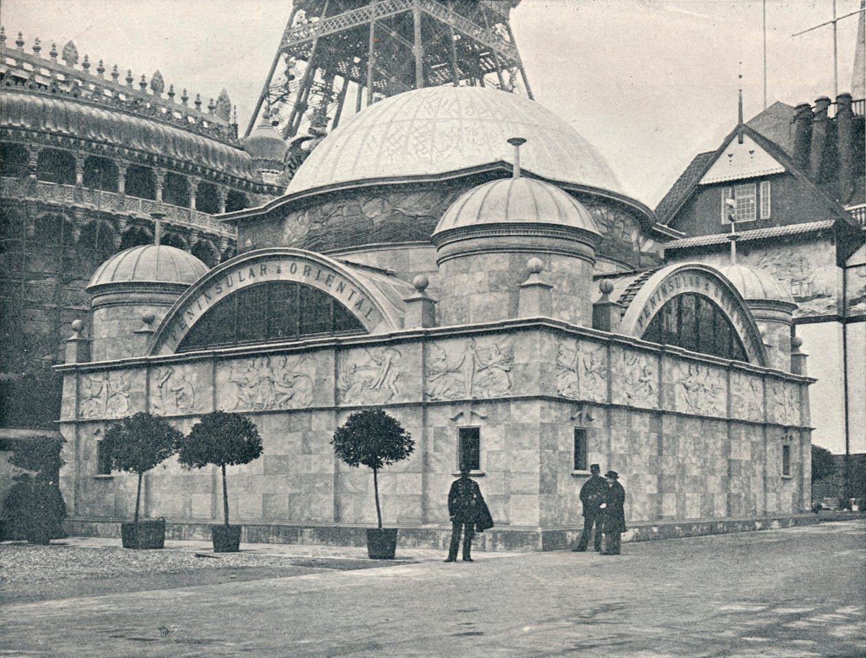 Pavilhão Peninsular e Oriental em frente ao rio, c1900 de Unbekannt