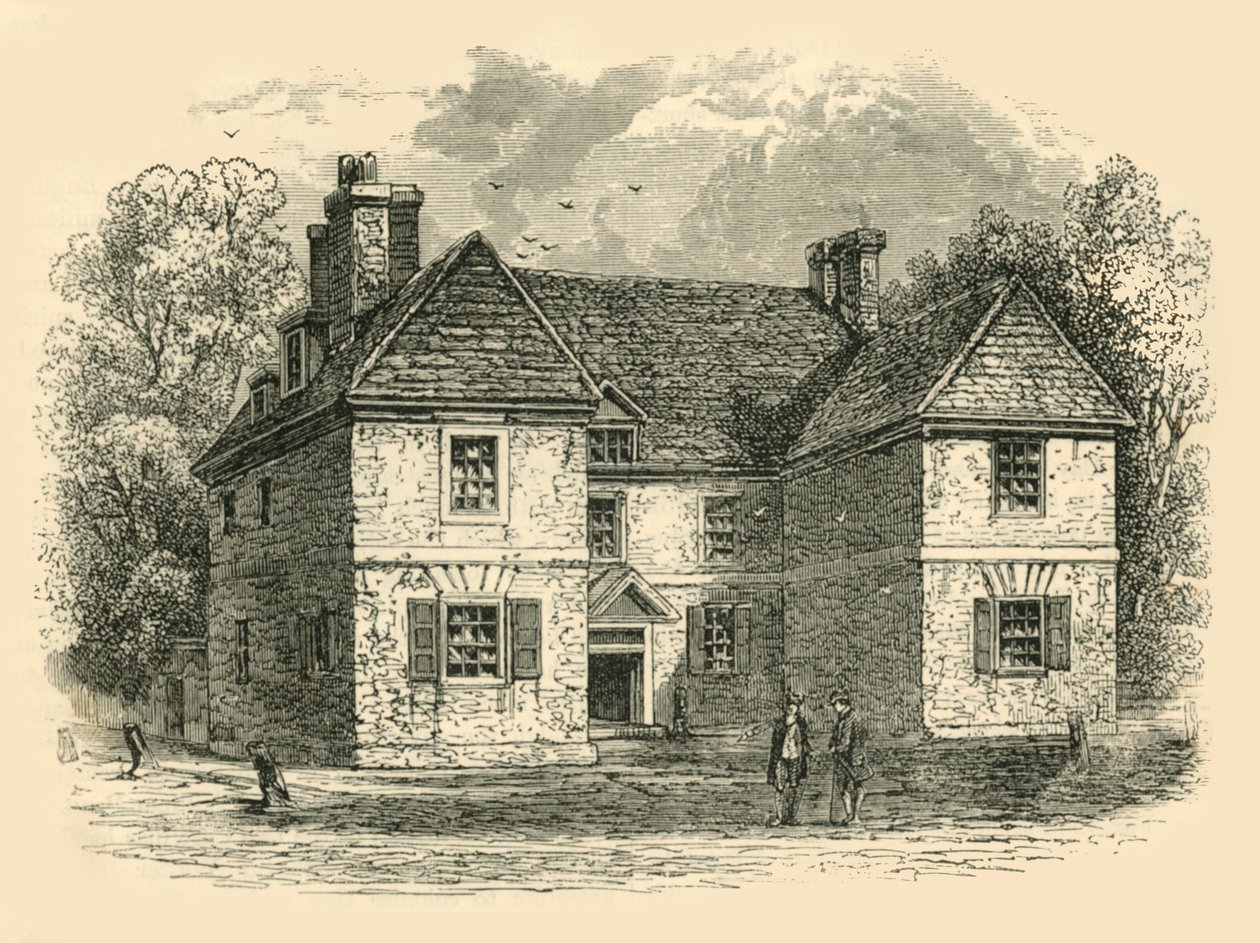 Penns House, Second Street, Filadélfia, c1687-1689, 1890. de Unbekannt
