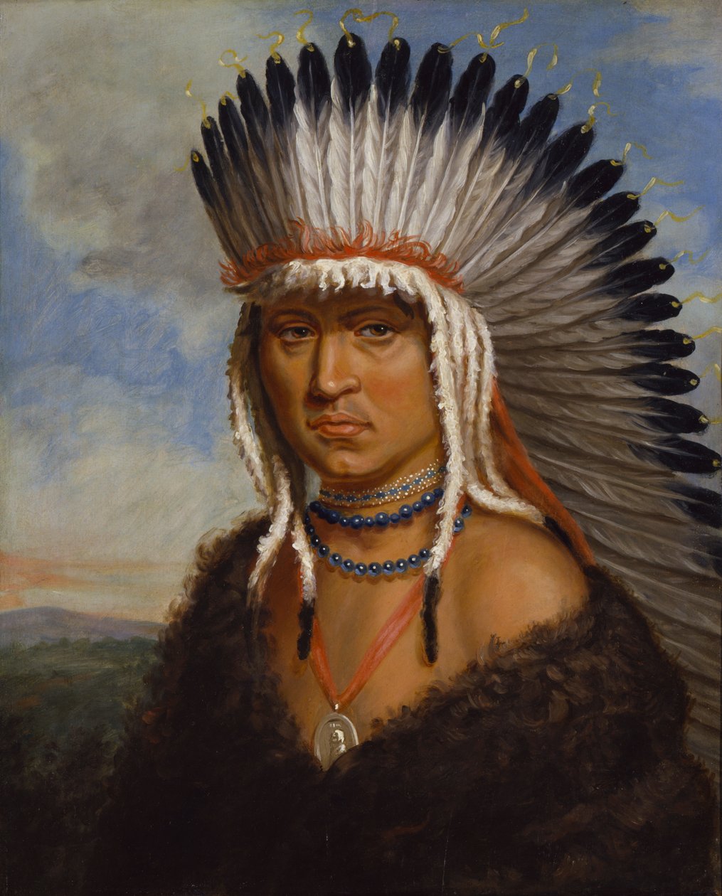 Chefe Generoso Petelesharro, ca. 1822. de Unbekannt