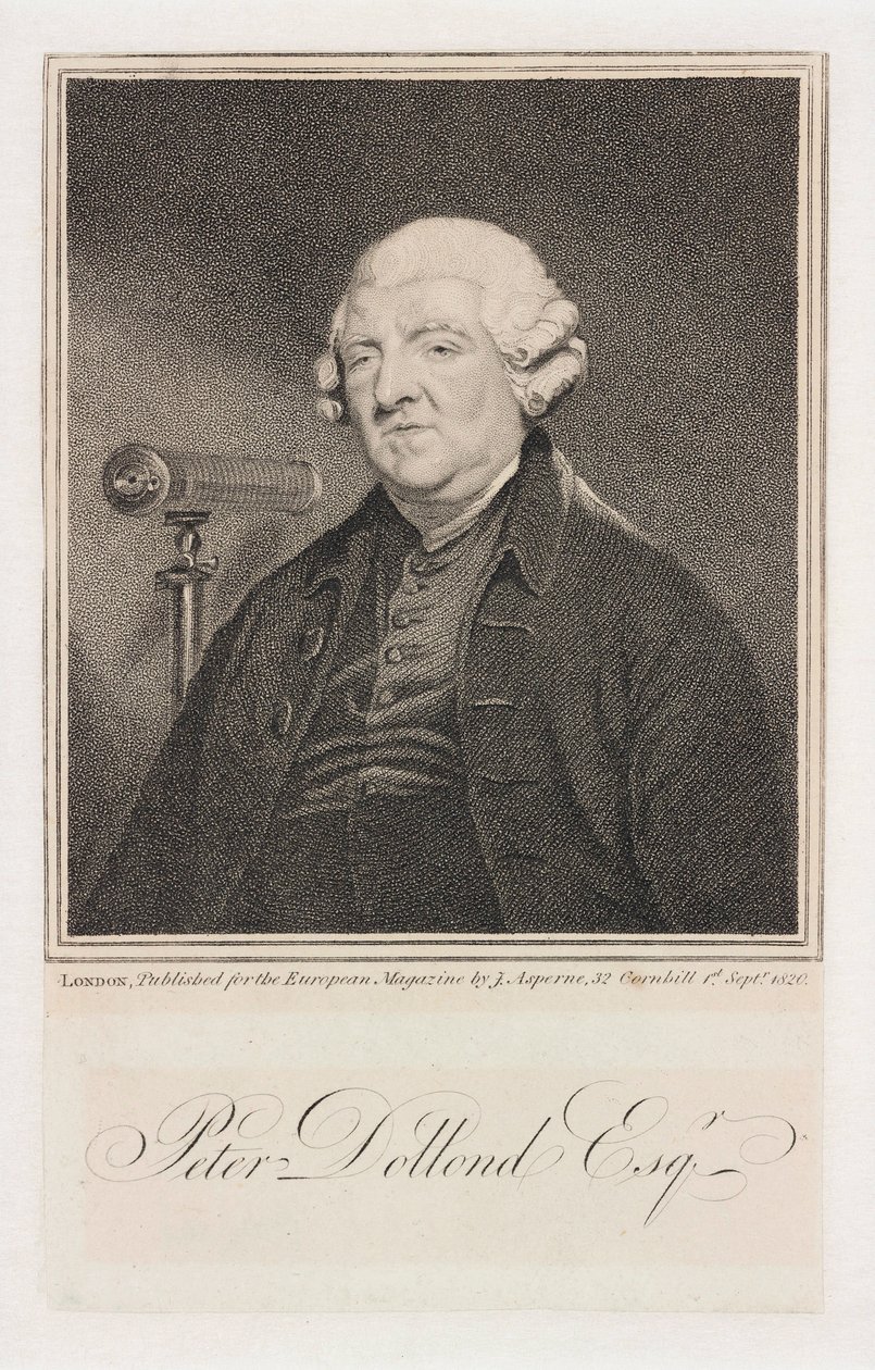 Peter Dollond, oculista inglês, c 1800 de Unbekannt