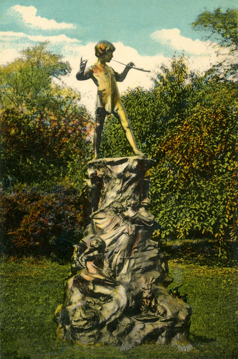 Estátua de Peter Pan, Kensington Gardens, Londres, c1915. de Unbekannt