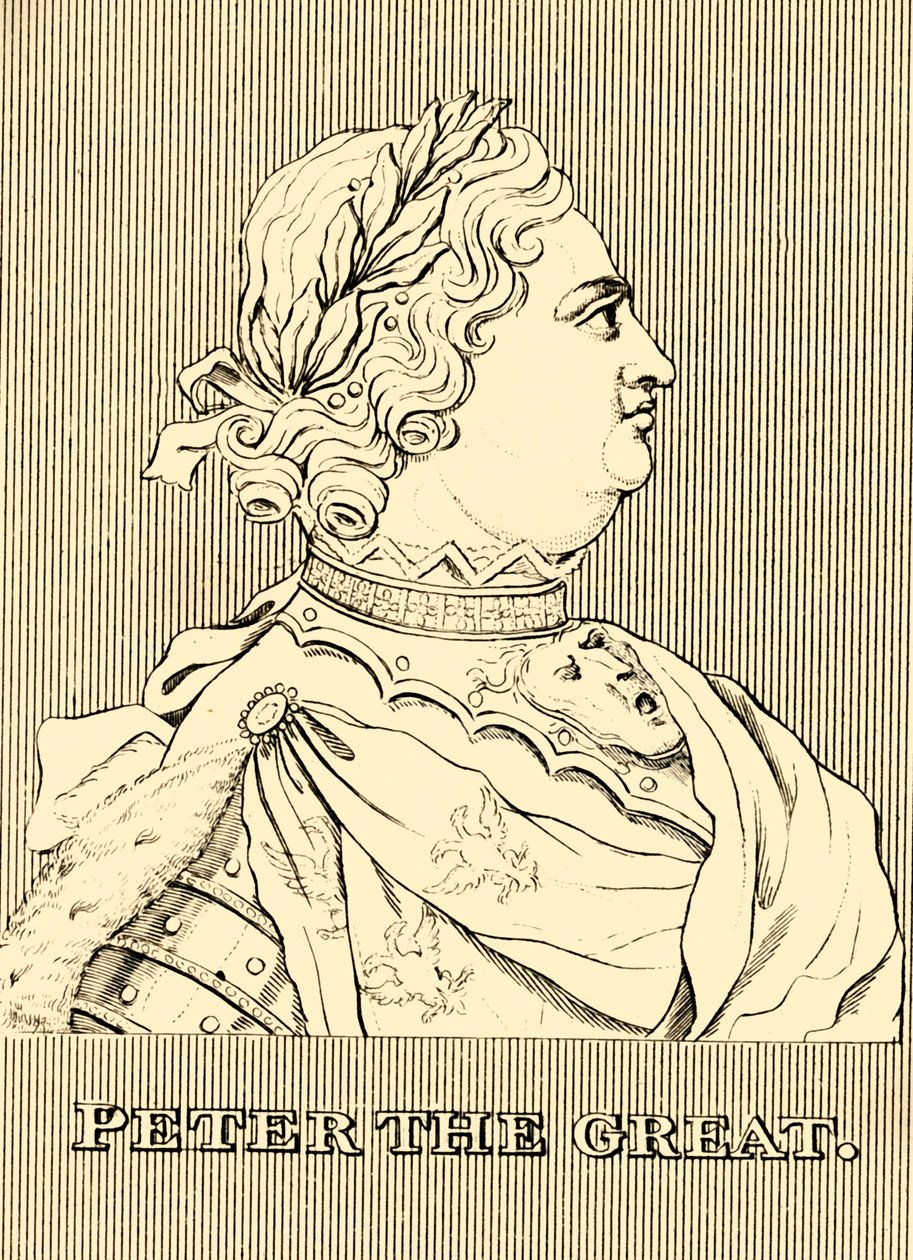 Pedro, o Grande, 1672-1725, 1830. de Unbekannt