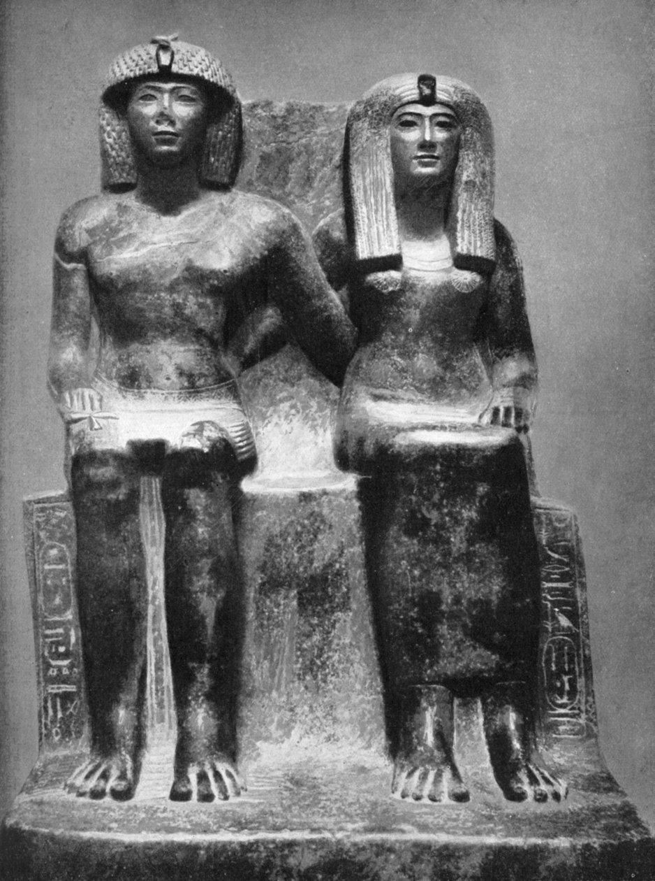 Faraó Tutmés IV e sua rainha, 1933-1934 de Unbekannt