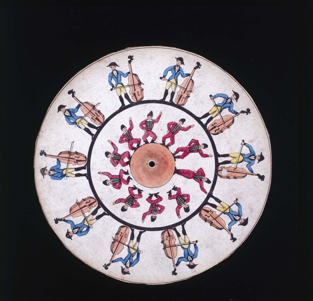 Fenakistiscópio (Fenacistoscópio) disco, c 1830 de Unbekannt