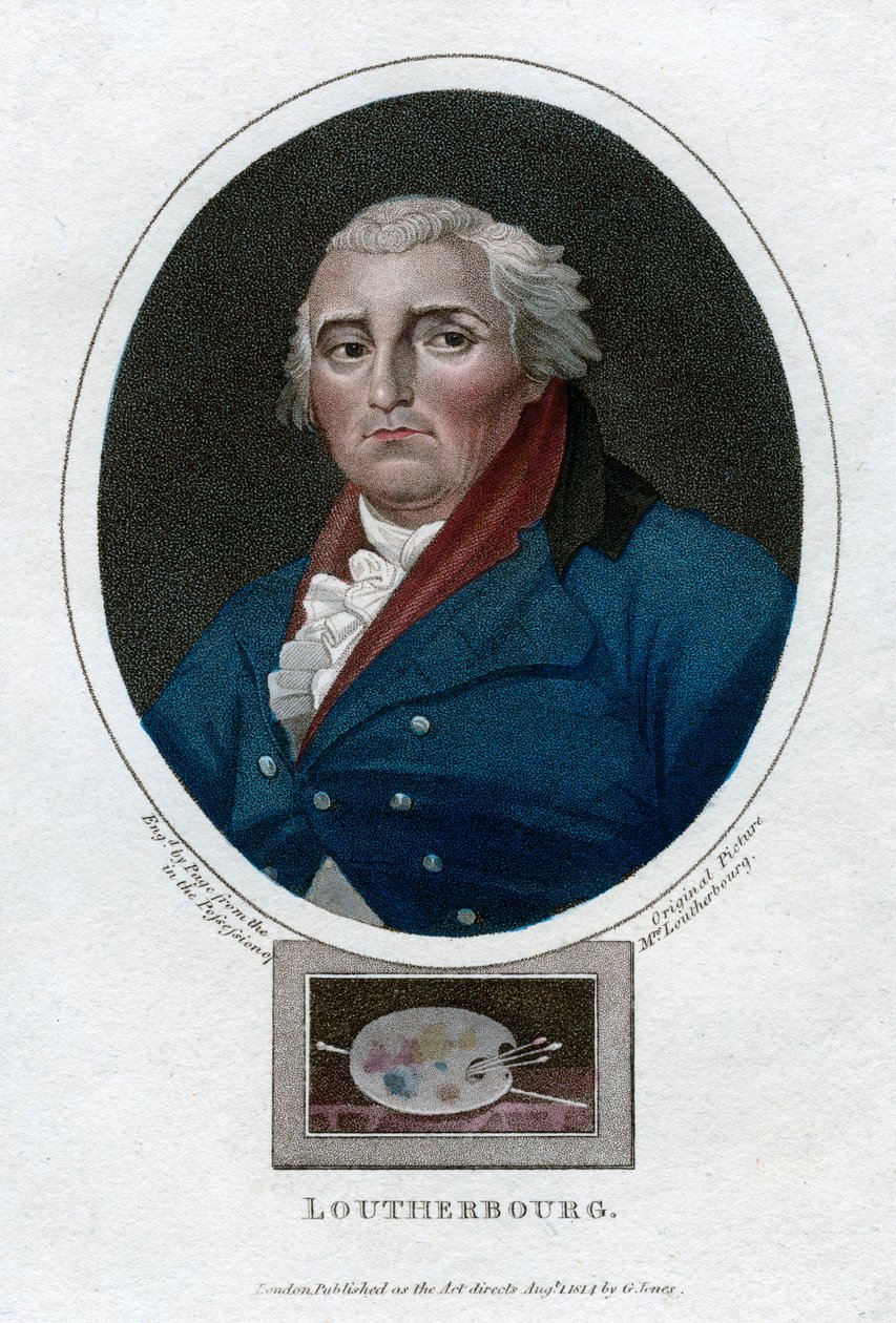 Philip James de Loutherbourg, pintor francês, 1814 de Unbekannt
