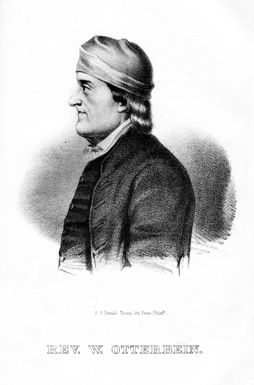Philip William Otterbein, clérigo alemão-americano, 1854 de Unbekannt