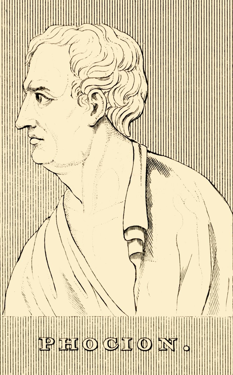 Phocion, c402-c318 aC, 1830. de Unbekannt