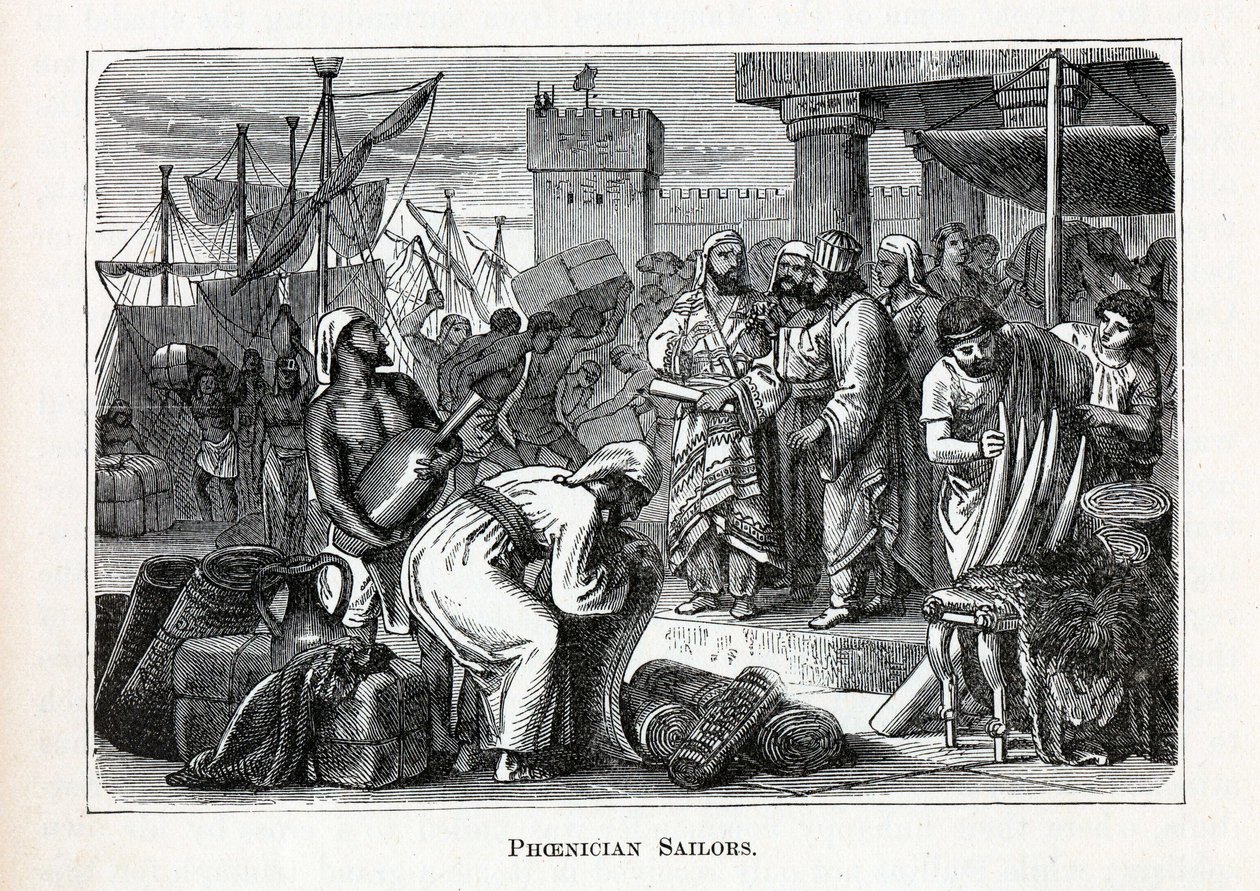 Marinheiros fenícios, 1882 de Unbekannt