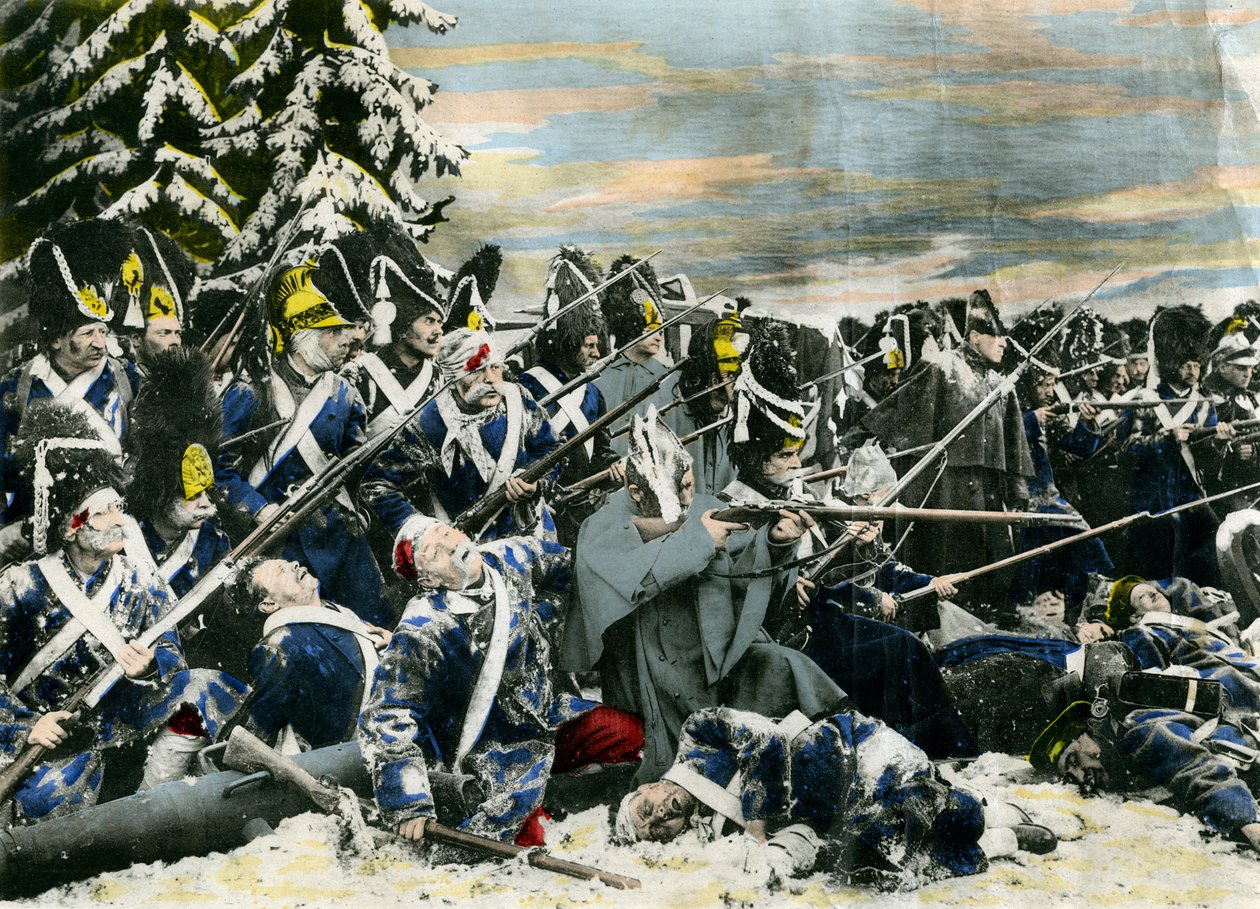 Representação fotográfica da Batalha de Austerlitz de Unbekannt