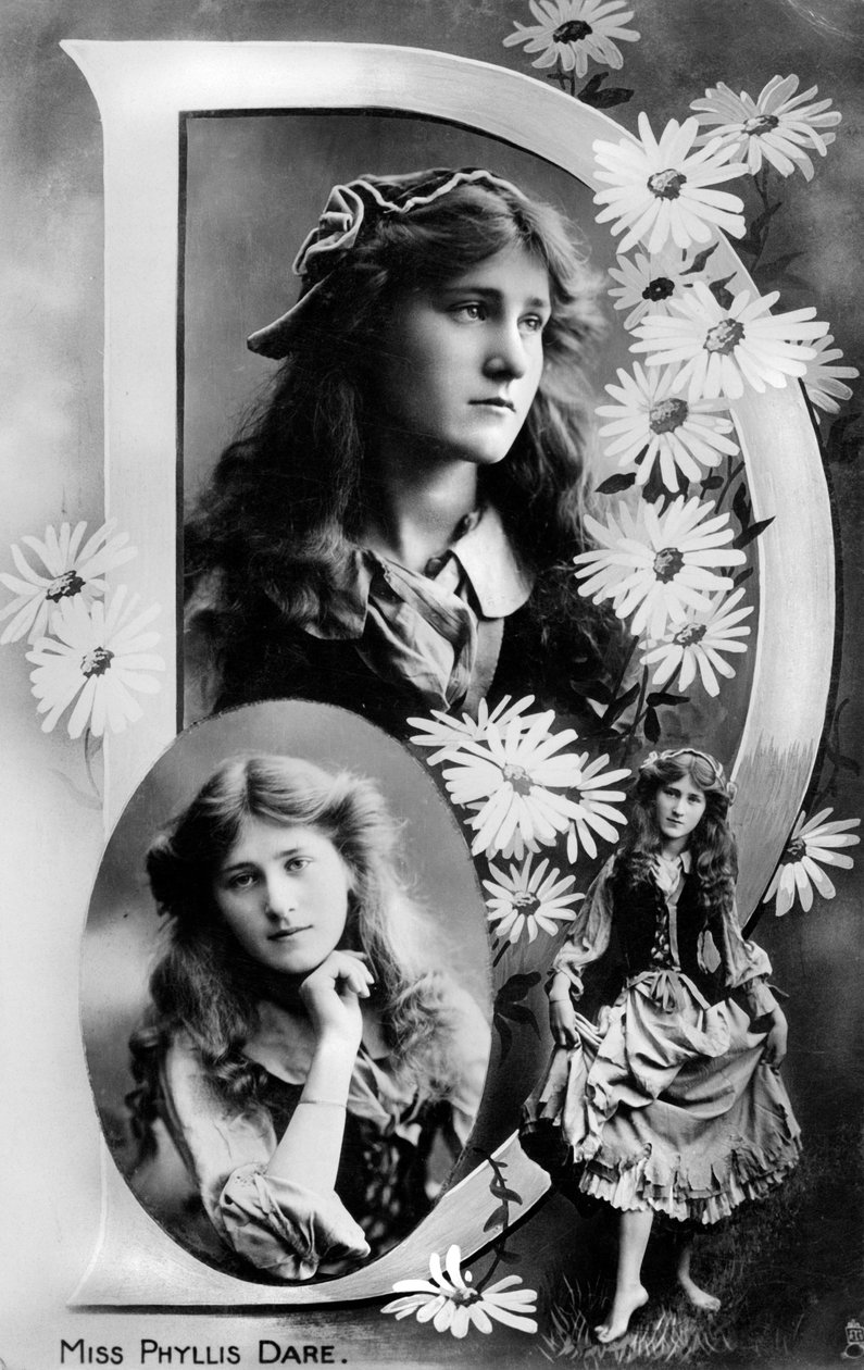 Phyllis Dare 1890-1975, atriz inglesa, 1905 de Unbekannt