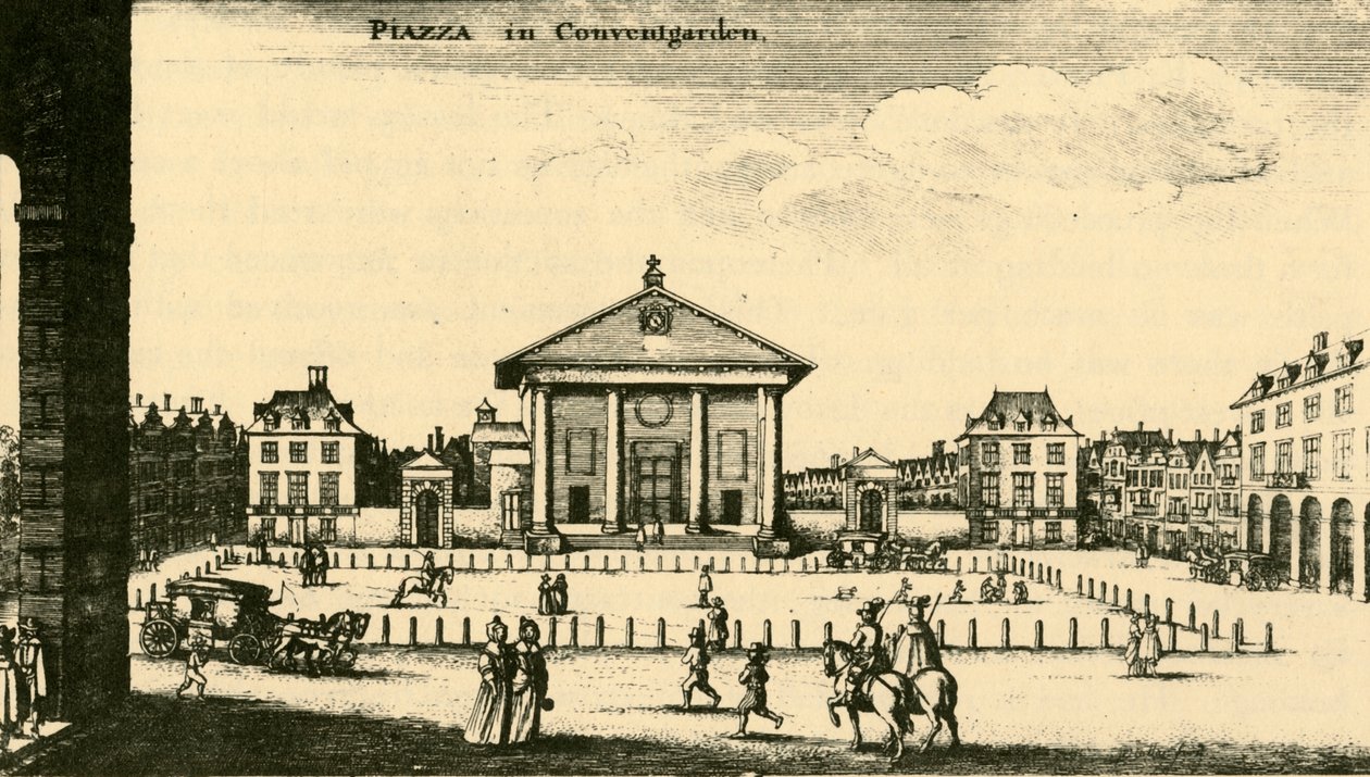 Praça em Covent Garden, século XVIII, 1925. de Unbekannt