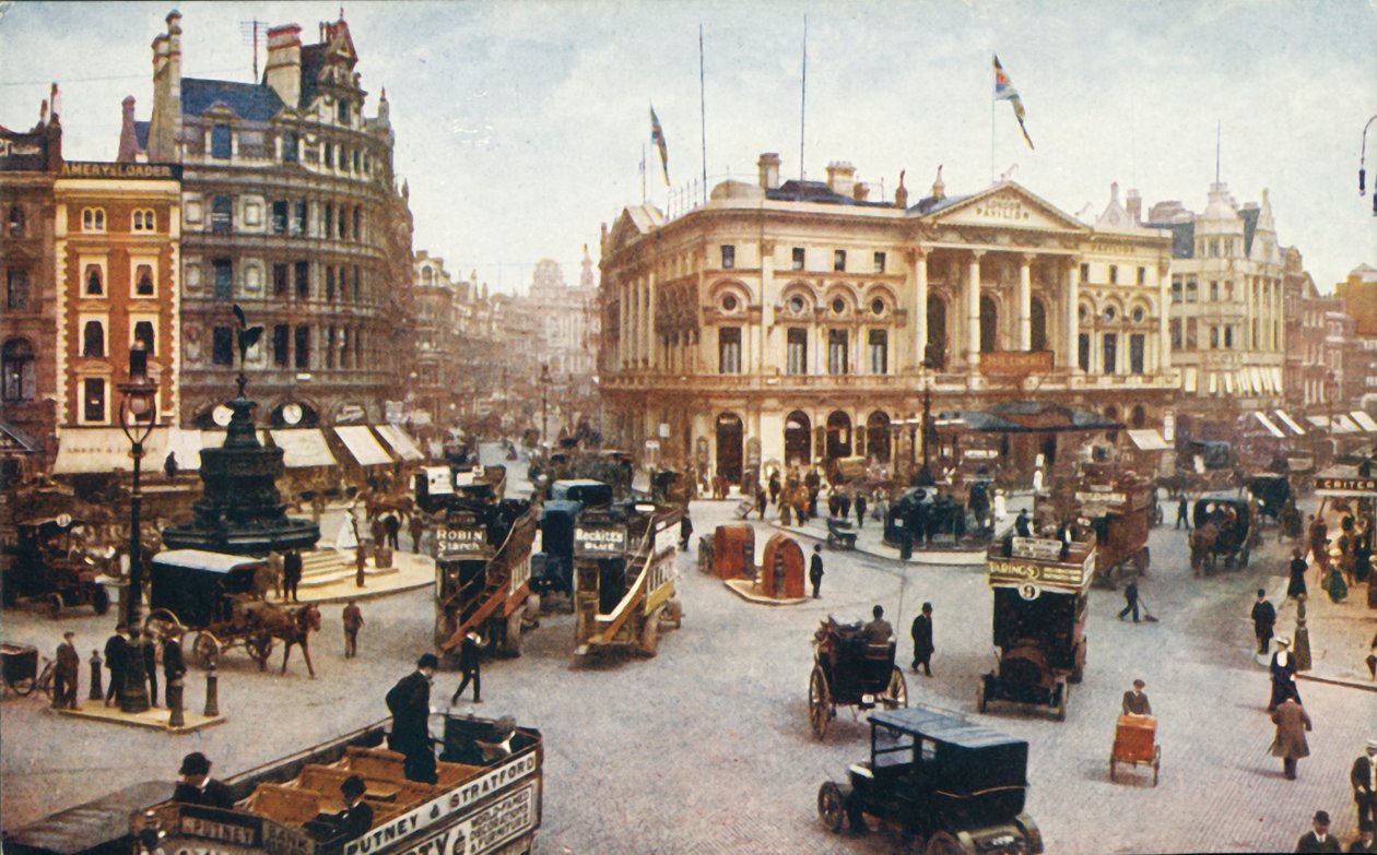 Piccadilly Circus, Londres, c1910. de Unbekannt