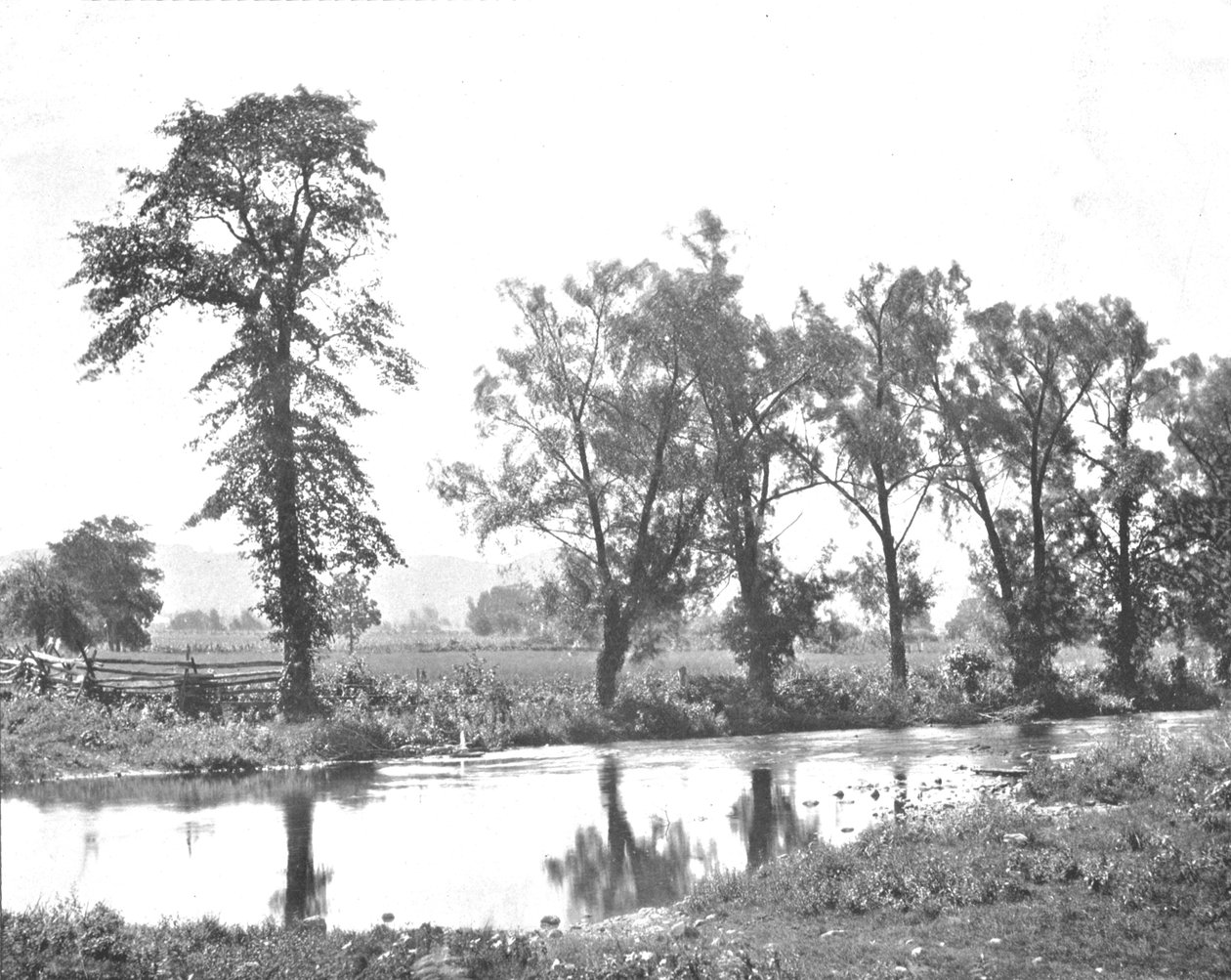 Vista pitoresca perto de Schooleys Mount, Nova Jersey, EUA, c1900. de Unbekannt