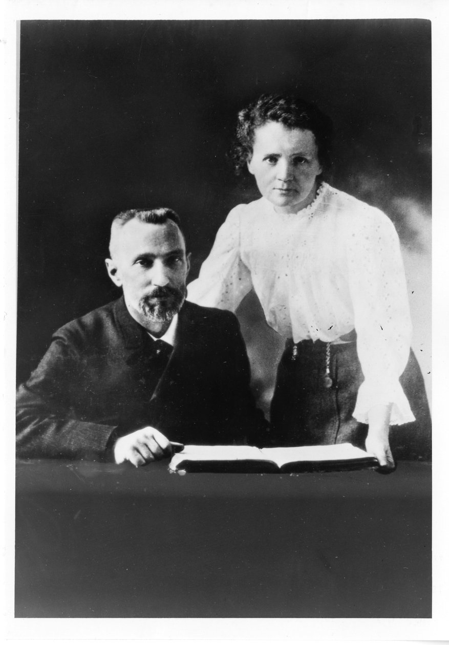 Pierre Curie 1859-1906 e Marie Sklodowska Curie 1867-1934 de Unbekannt