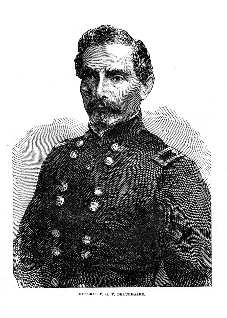 Pierre Gustave Toutant de Beauregard, soldado americano, c1860s de Unbekannt