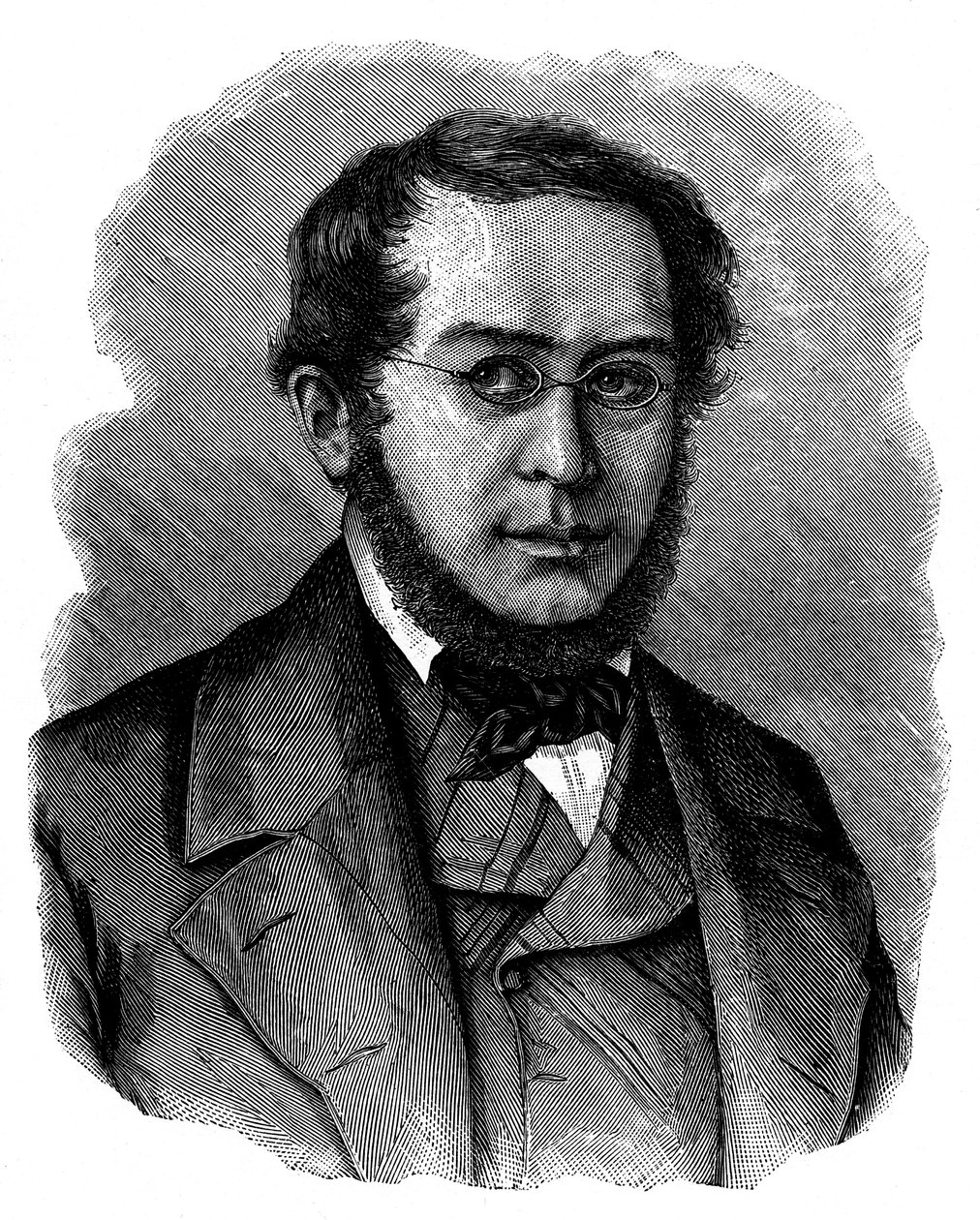 Pierre Joseph Proudhon, socialista-anarquista e jornalista francês do século XIX de Unbekannt