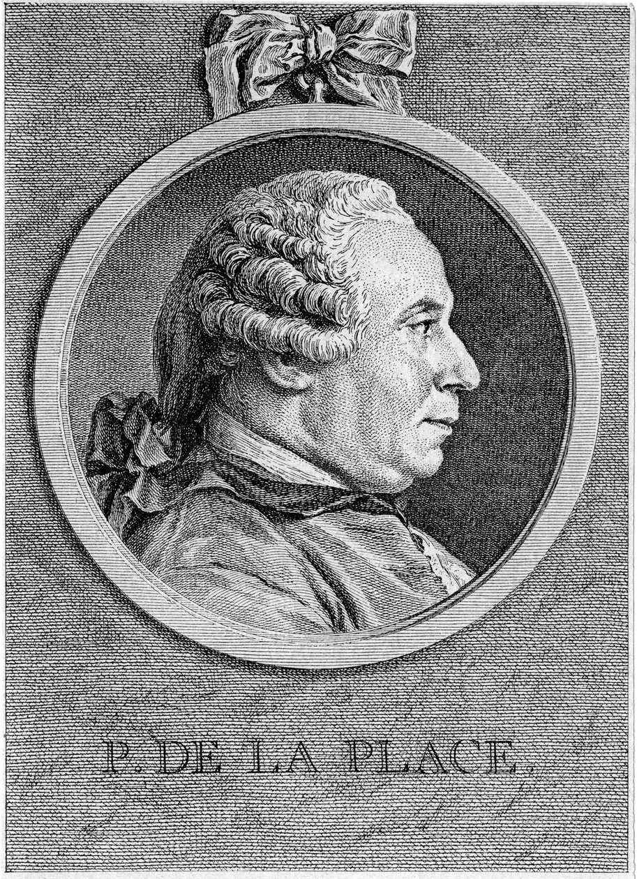 Pierre Simon Laplace, matemático e astrônomo francês, século XVIII de Unbekannt