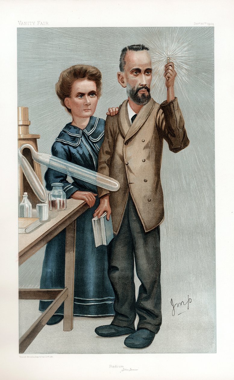 Pierre e Marie Curie, físicos franceses, 1904 de Unbekannt