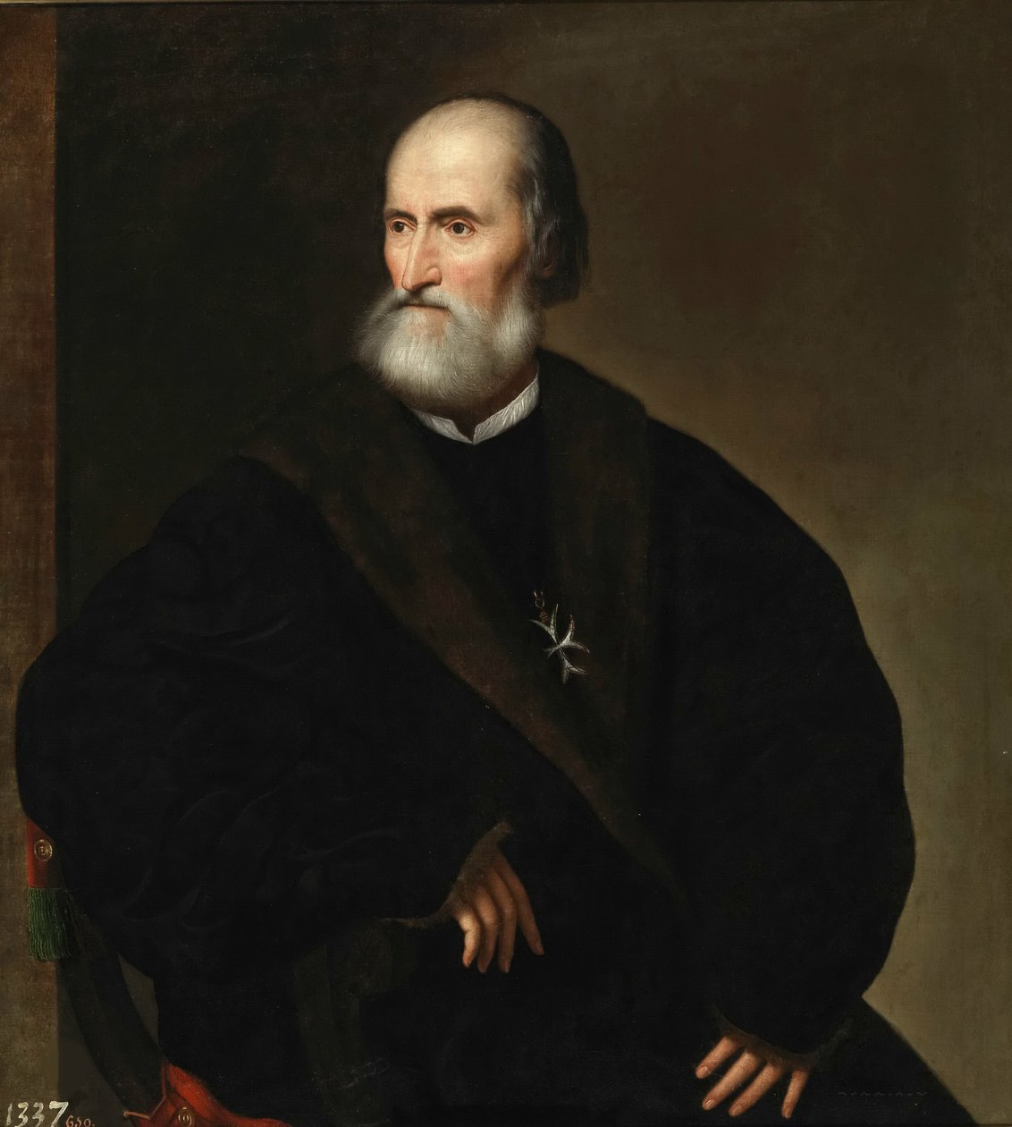 Pietro Bembo como prior do Knights Hospitaller, ca. 1537. de Unbekannt