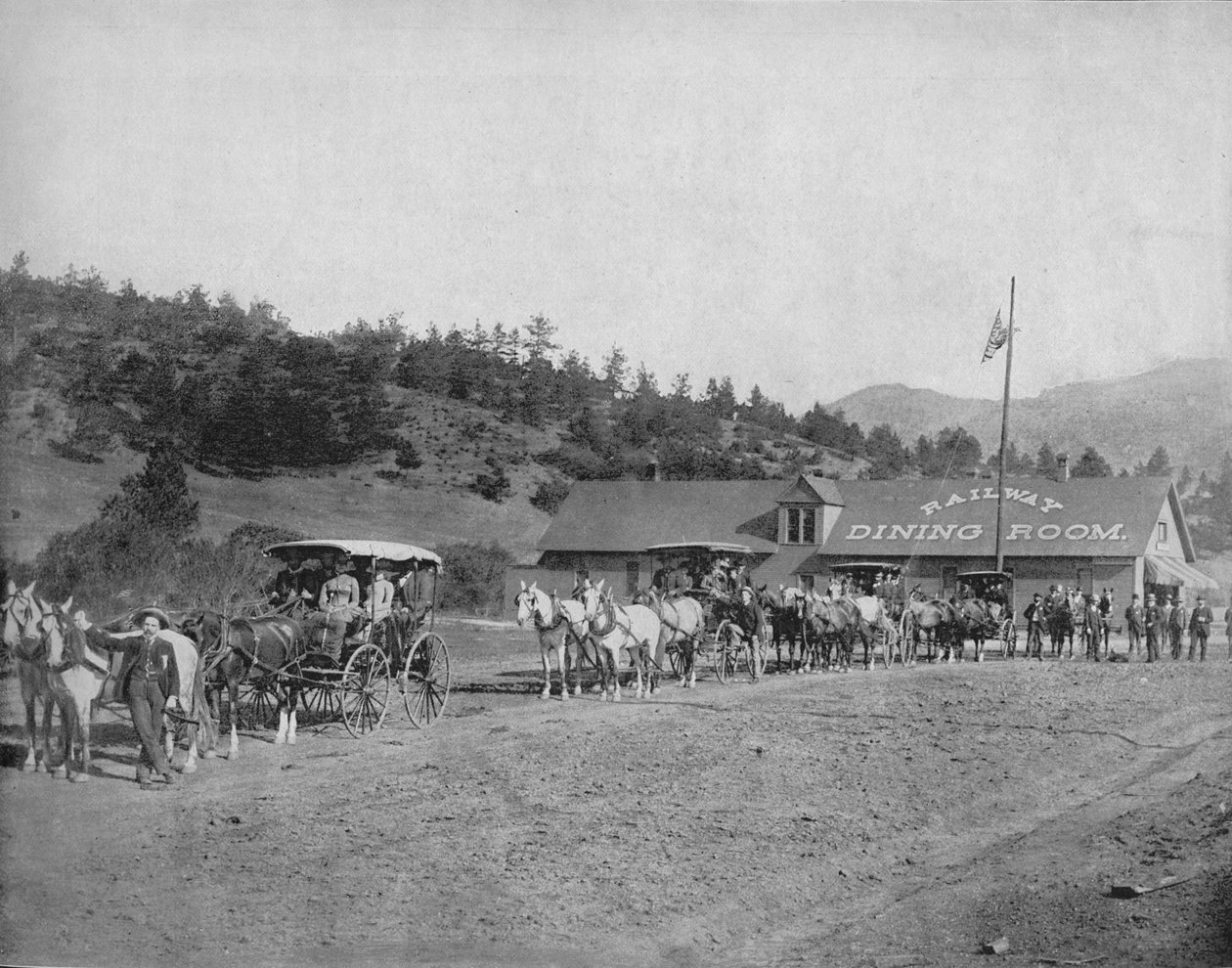 Pikes Peak Col. Estrada com pedágio, c1897. de Unbekannt