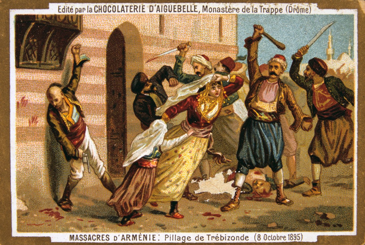Pilhagem de Trebizond, 8 de outubro de 1895 de Unbekannt