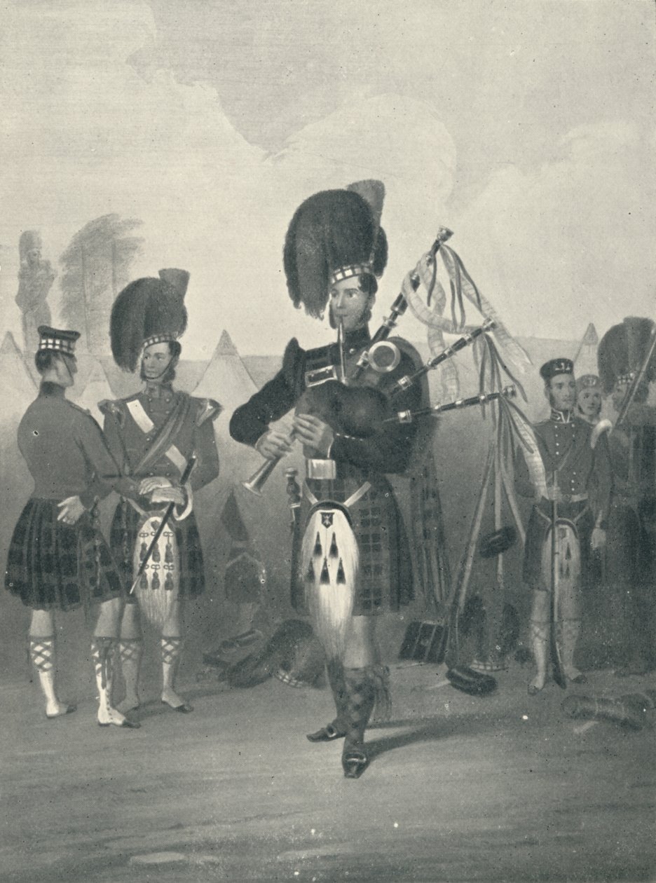 Piper, 42o Highlanders reais, século c19th, 1909 de Unbekannt