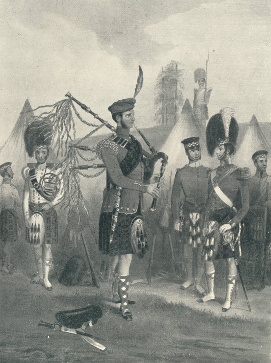 Piper, 93º Sutherland Highlanders, século c19th 1909 de Unbekannt