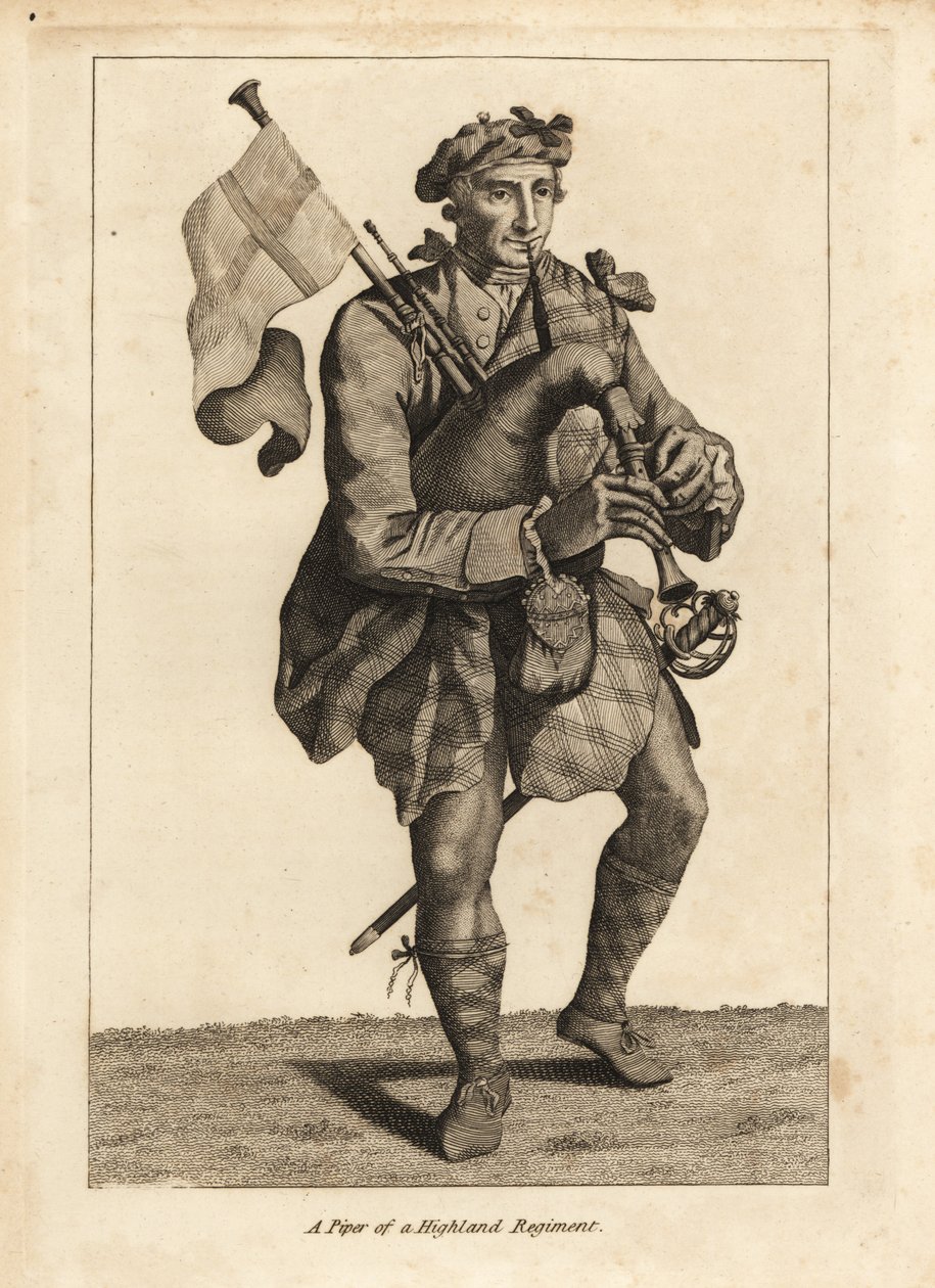 Piper de um Regimento das Terras Altas de Unbekannt