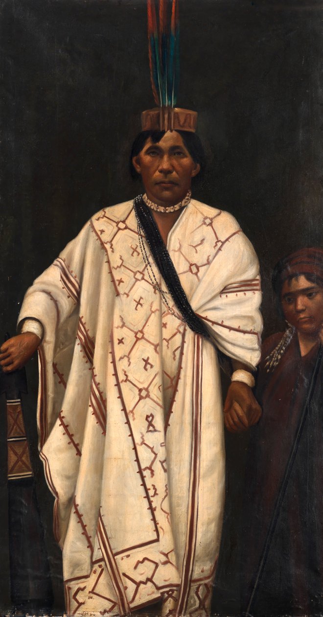 Chefe índio Piro, c. 1890-1892. de Unbekannt