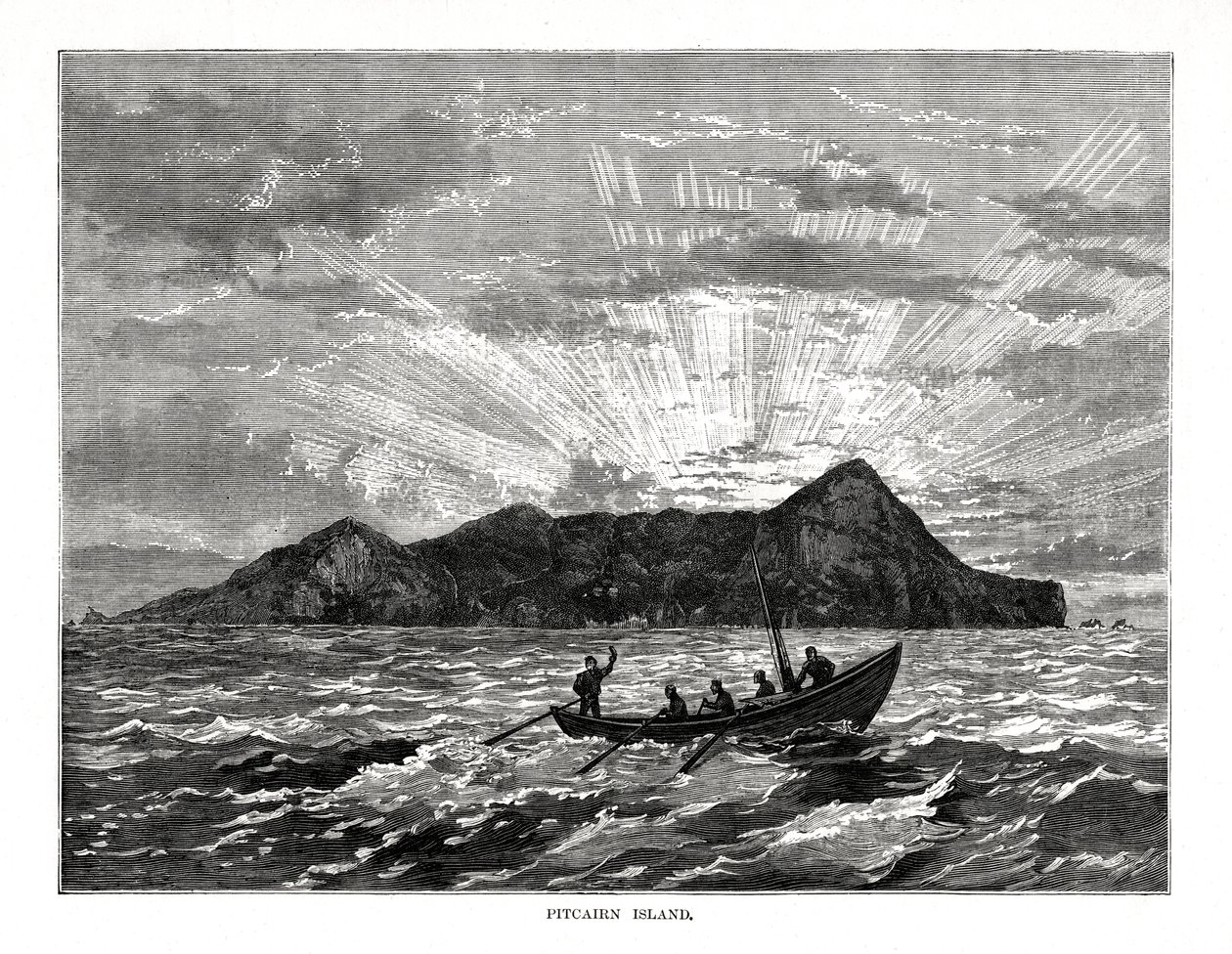 Ilha Pitcairn, Oceano Pacífico, 1877 de Unbekannt