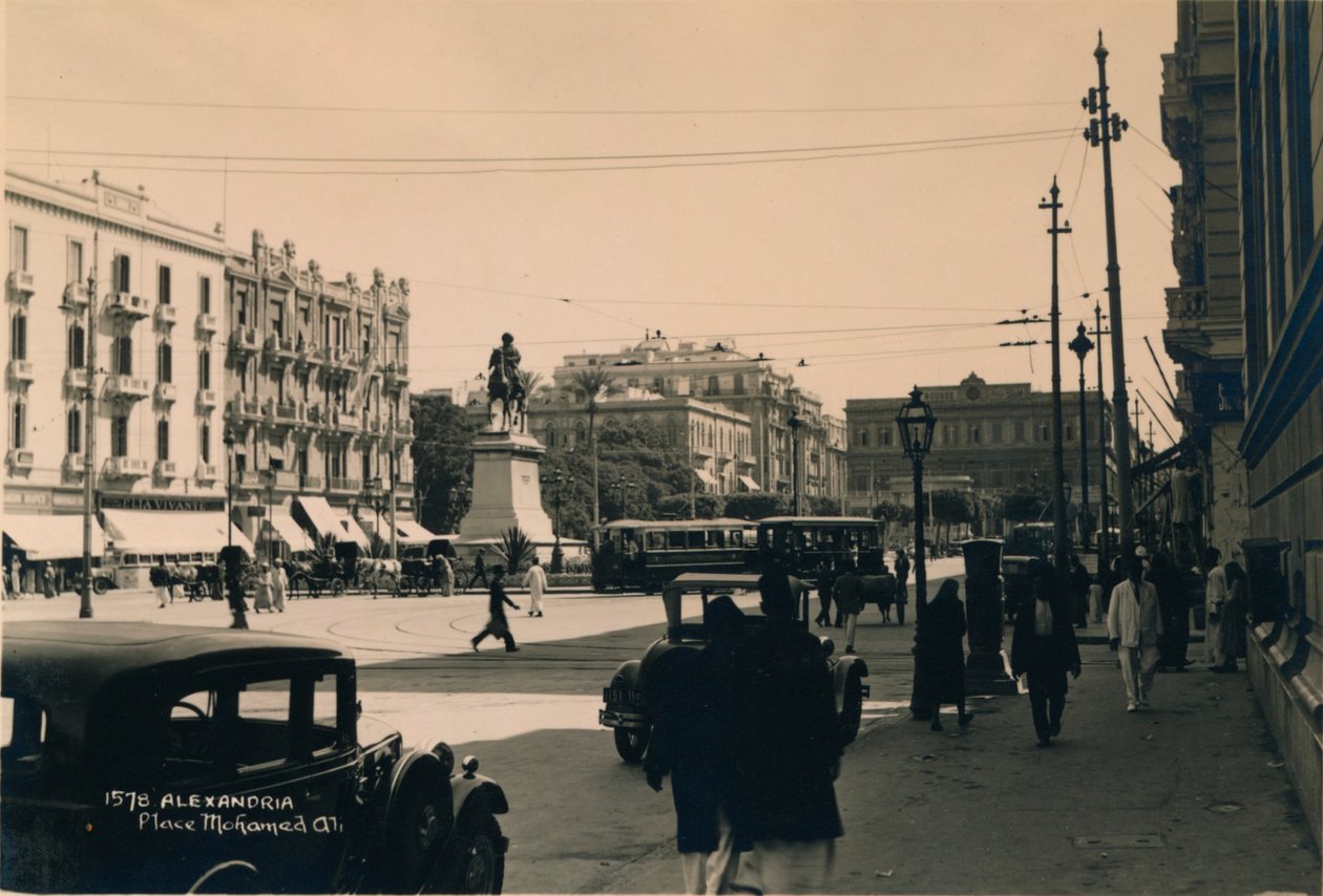Place Muhammad Ali, Alexandria, Egito, 1936 de Unbekannt