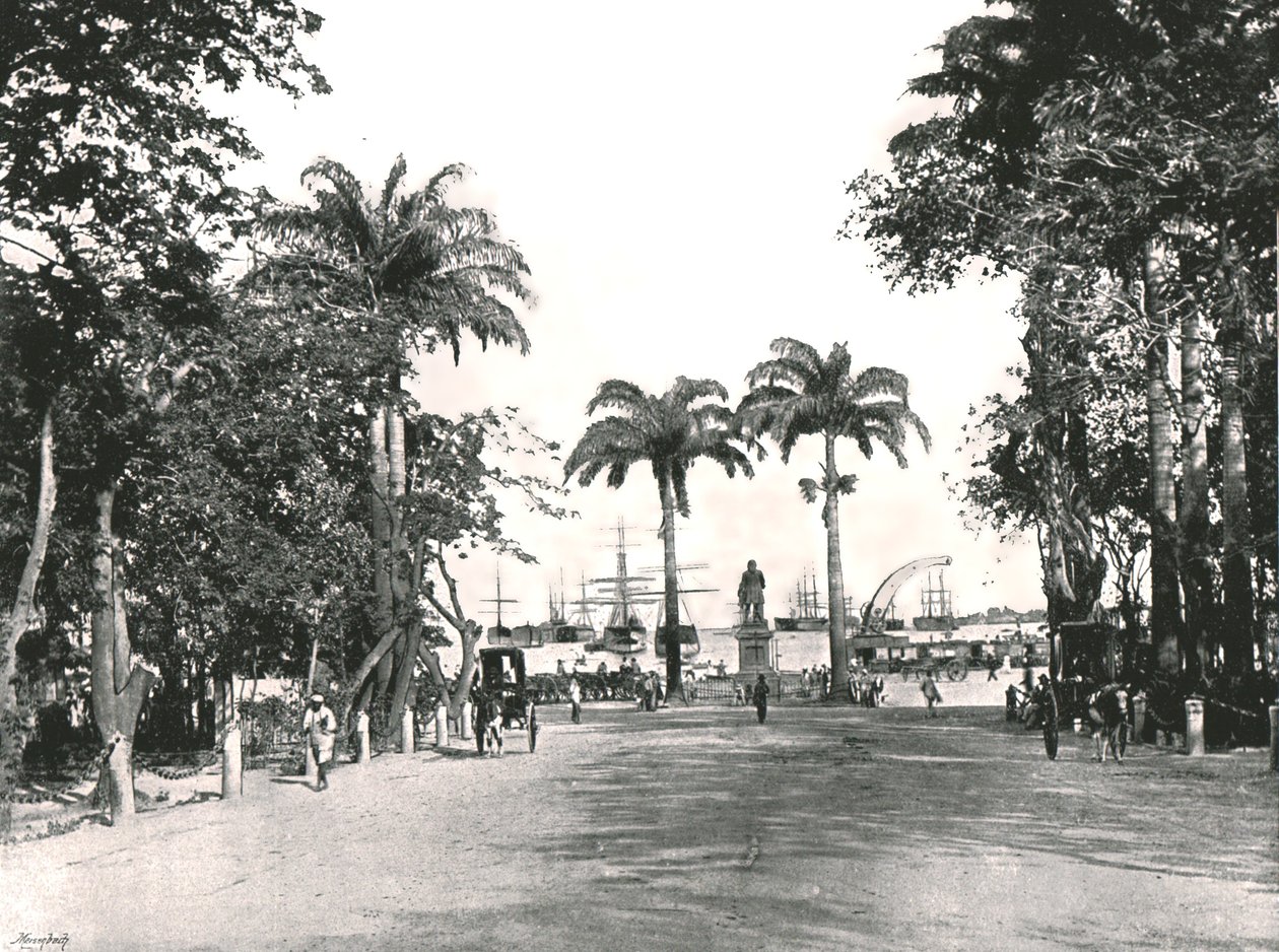 Place dArmes, Port Louis, Maurício, 1895. de Unbekannt