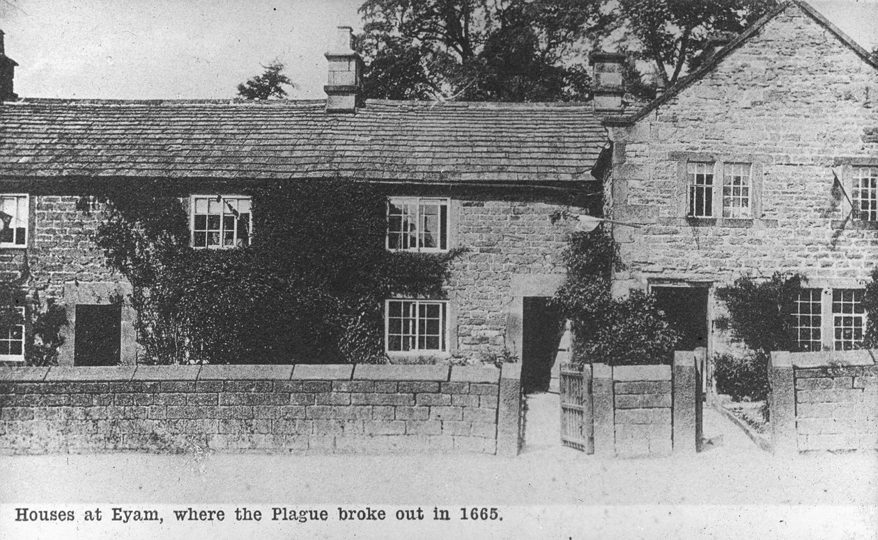 Casas de Praga, Eyam, Derbyshire, século XX de Unbekannt