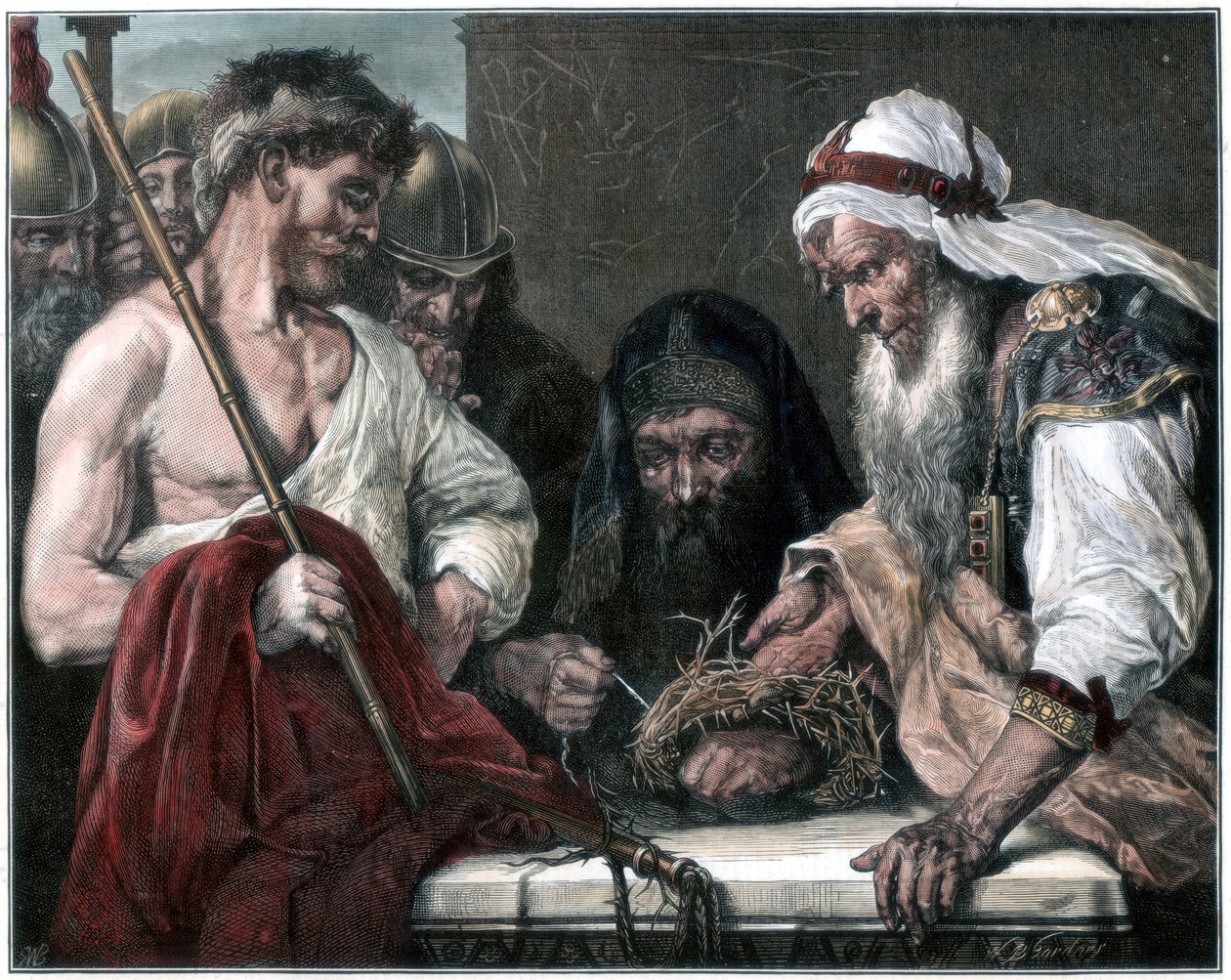 Trança da coroa de espinhos, 1875 de Unbekannt