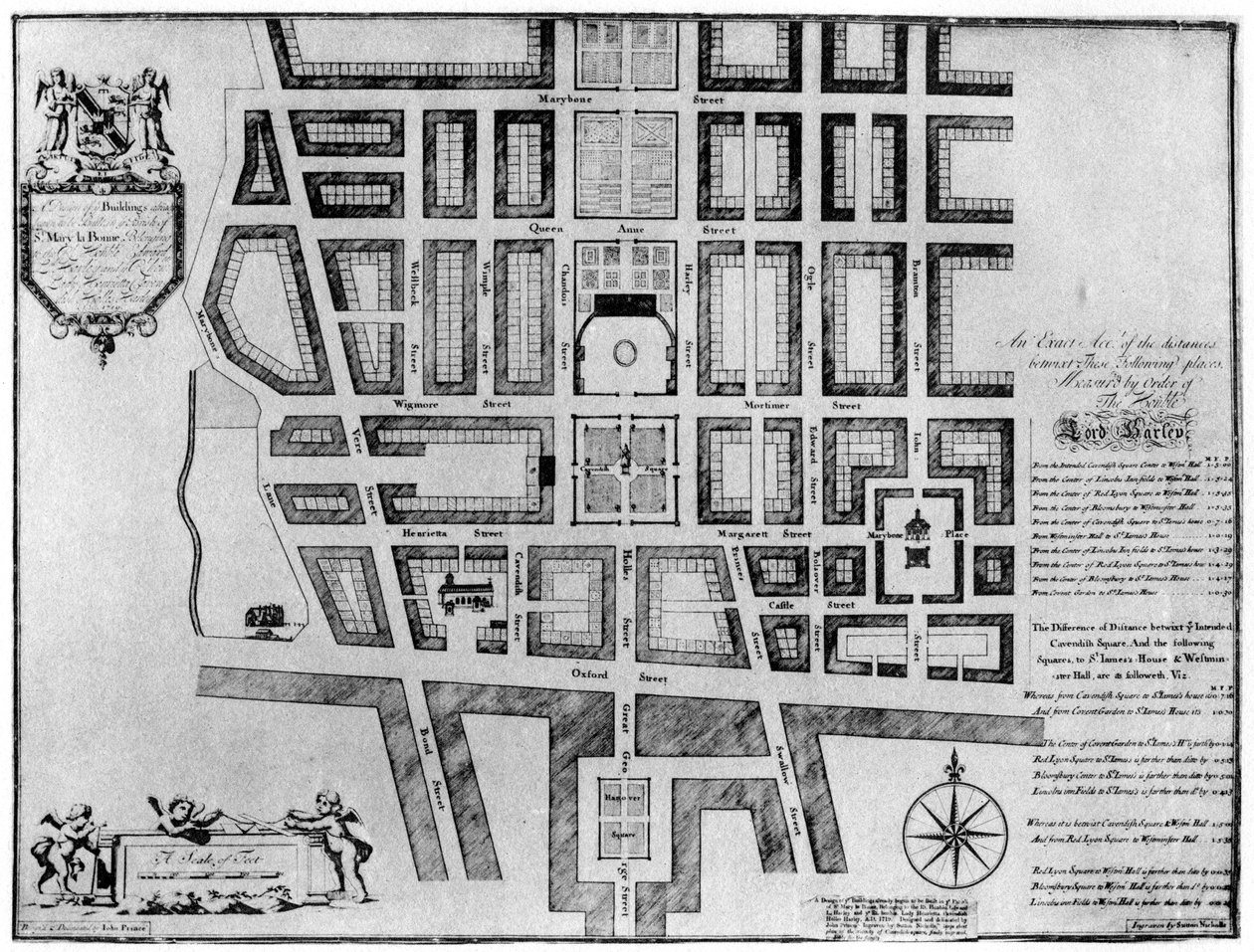 Plano da propriedade de Lord Harleys, Londres, 1907 de Unbekannt