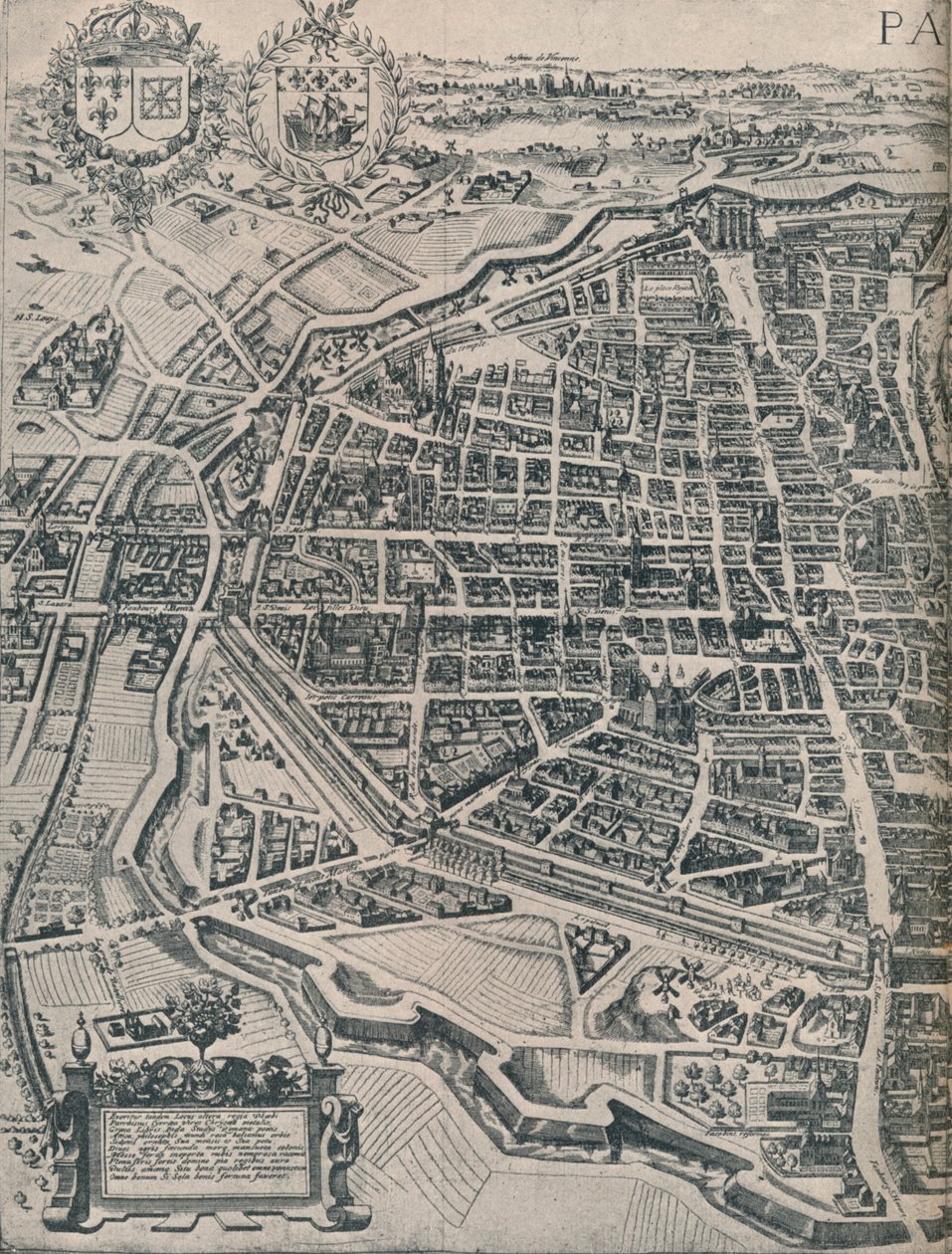 Plano de Paris, c1630 1915 de Unbekannt
