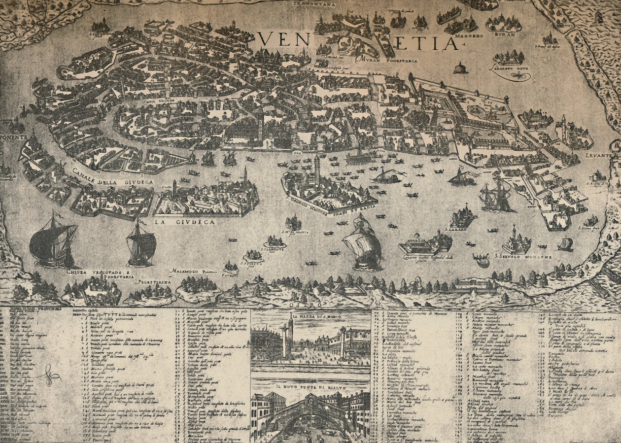 Plano de Veneza, c. 1590, 1925. de Unbekannt