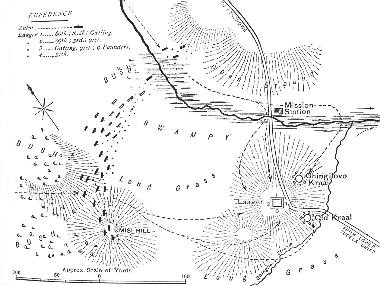 Plano da Batalha de Ghingilovo, c1880 de Unbekannt