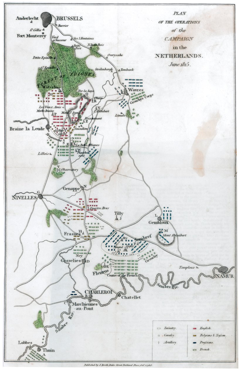 Plano de operação da campanha na Holanda, junho de 1815, 1816 de Unbekannt
