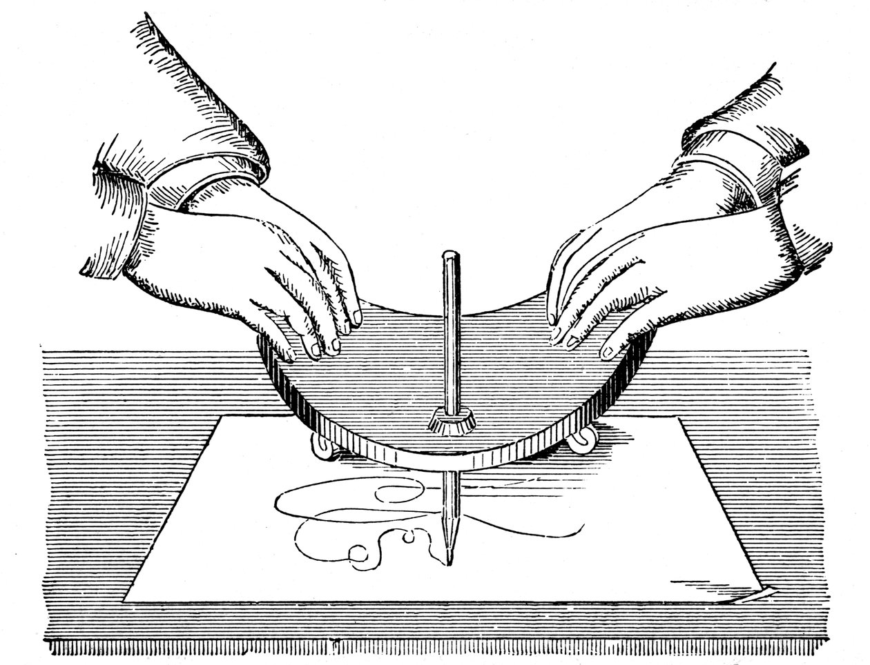 Tabuleiro ou prancheta Ouija, 1885 de Unbekannt