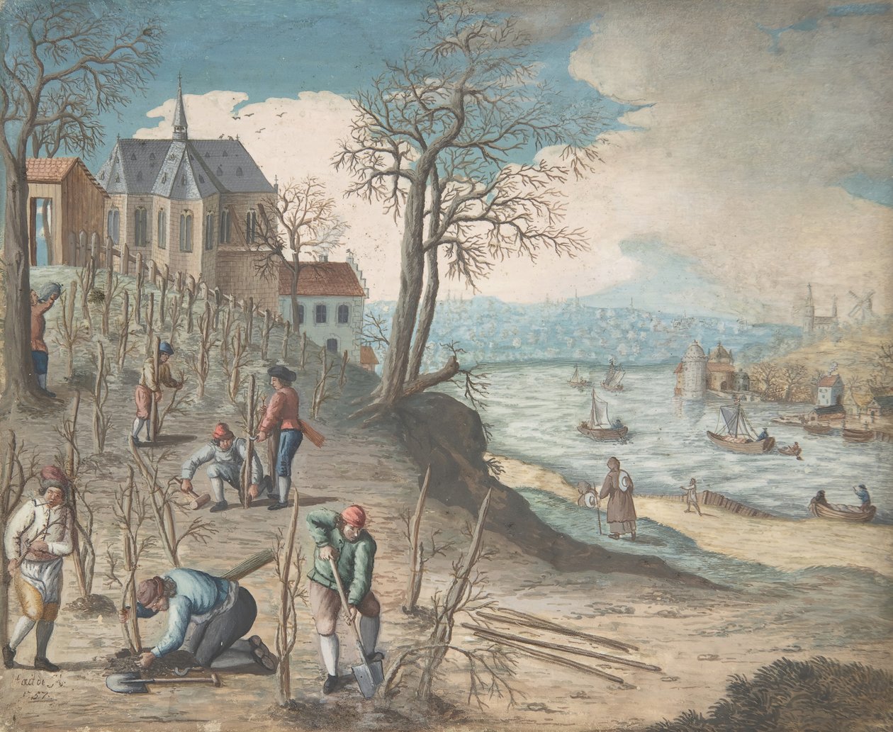 Plantando Árvores, século XVIII. de Unbekannt