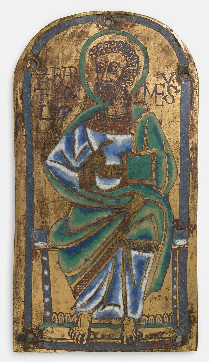 Placa de São Bartolomeu, Baixo Reno ou Saxão, meados do século XII. de Unbekannt