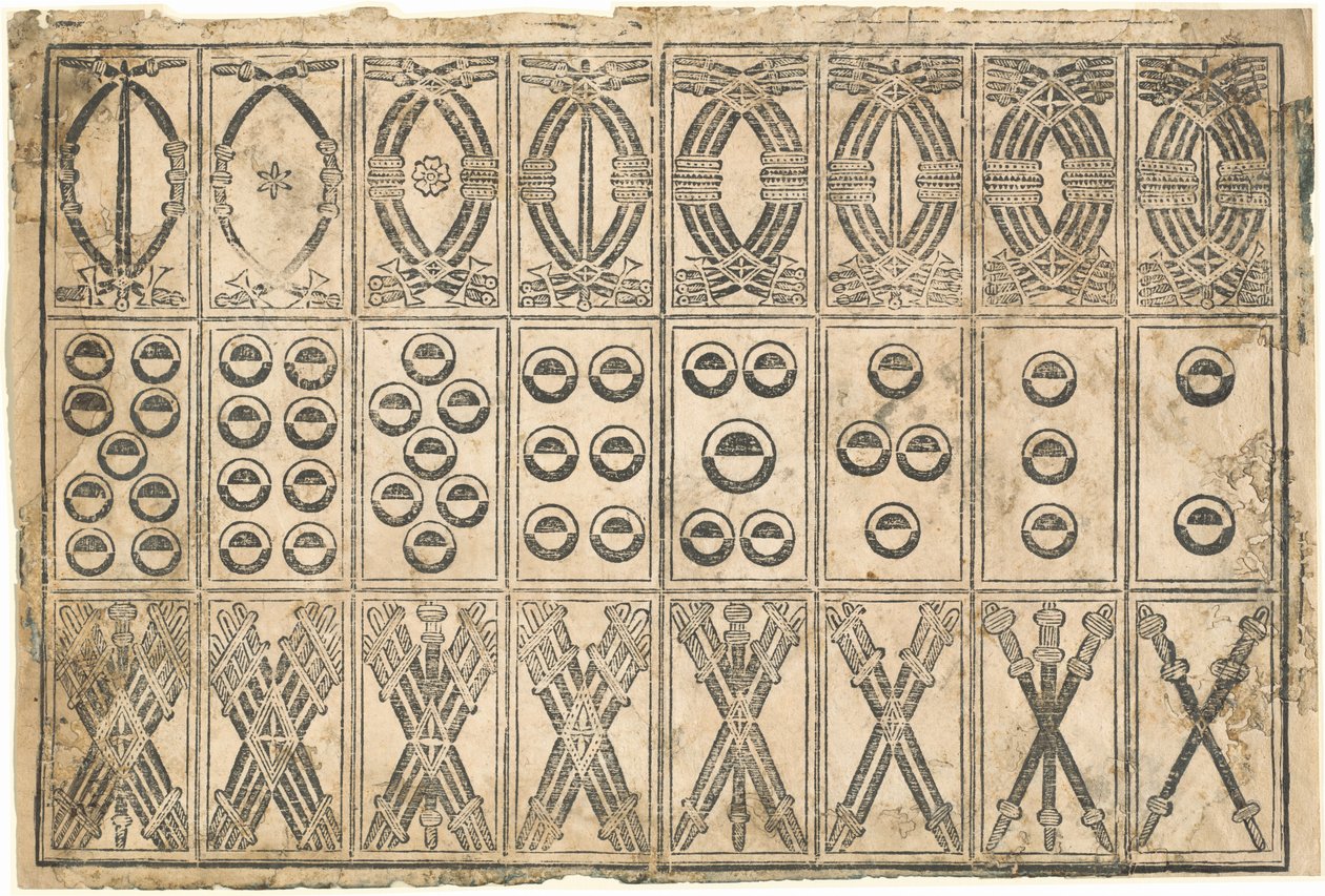 Cartas de jogar, século XV. de Unbekannt