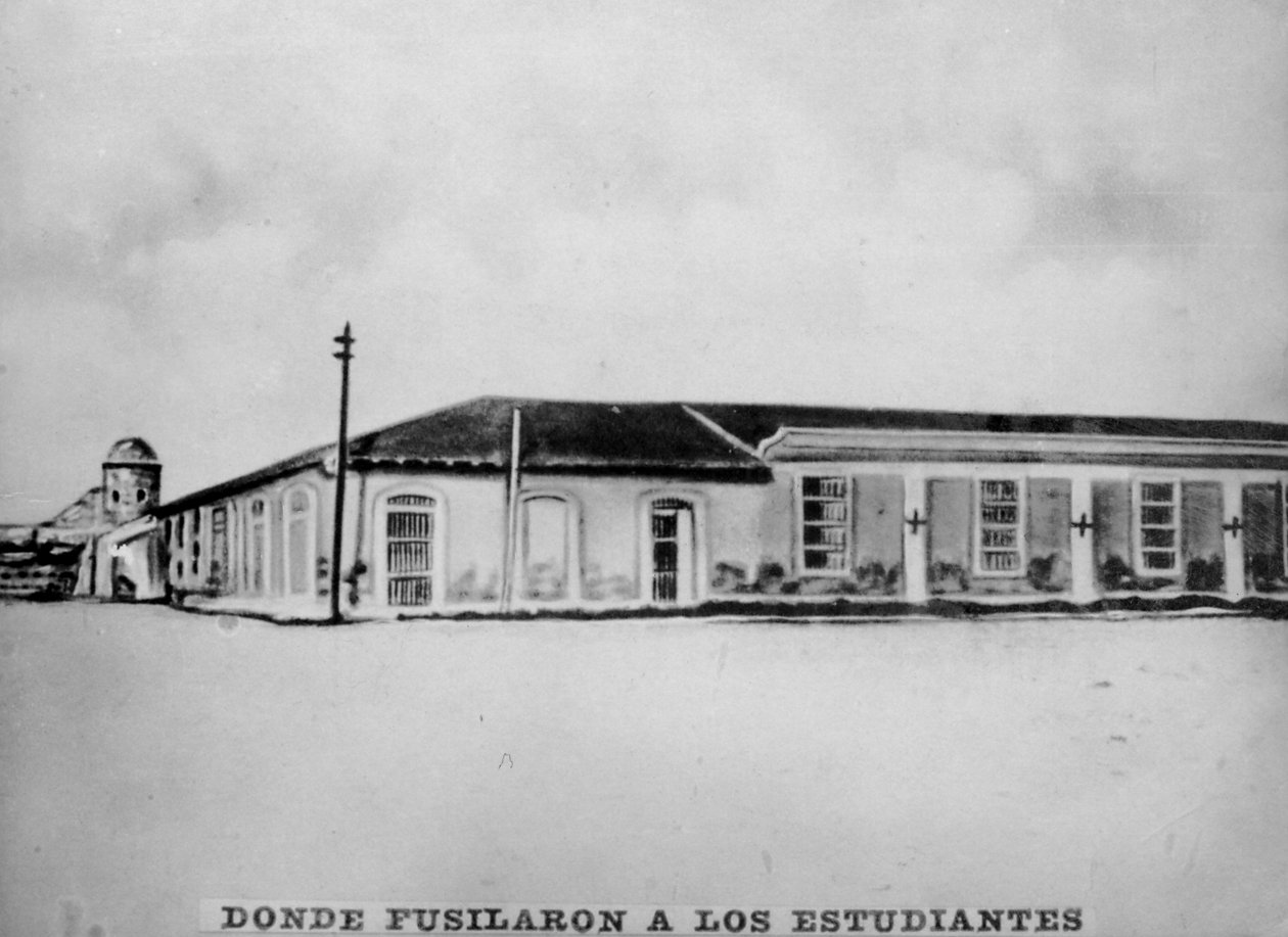 Plaza la Punta, onde os estudantes de medicina foram executados, 1871, 1920 de Unbekannt