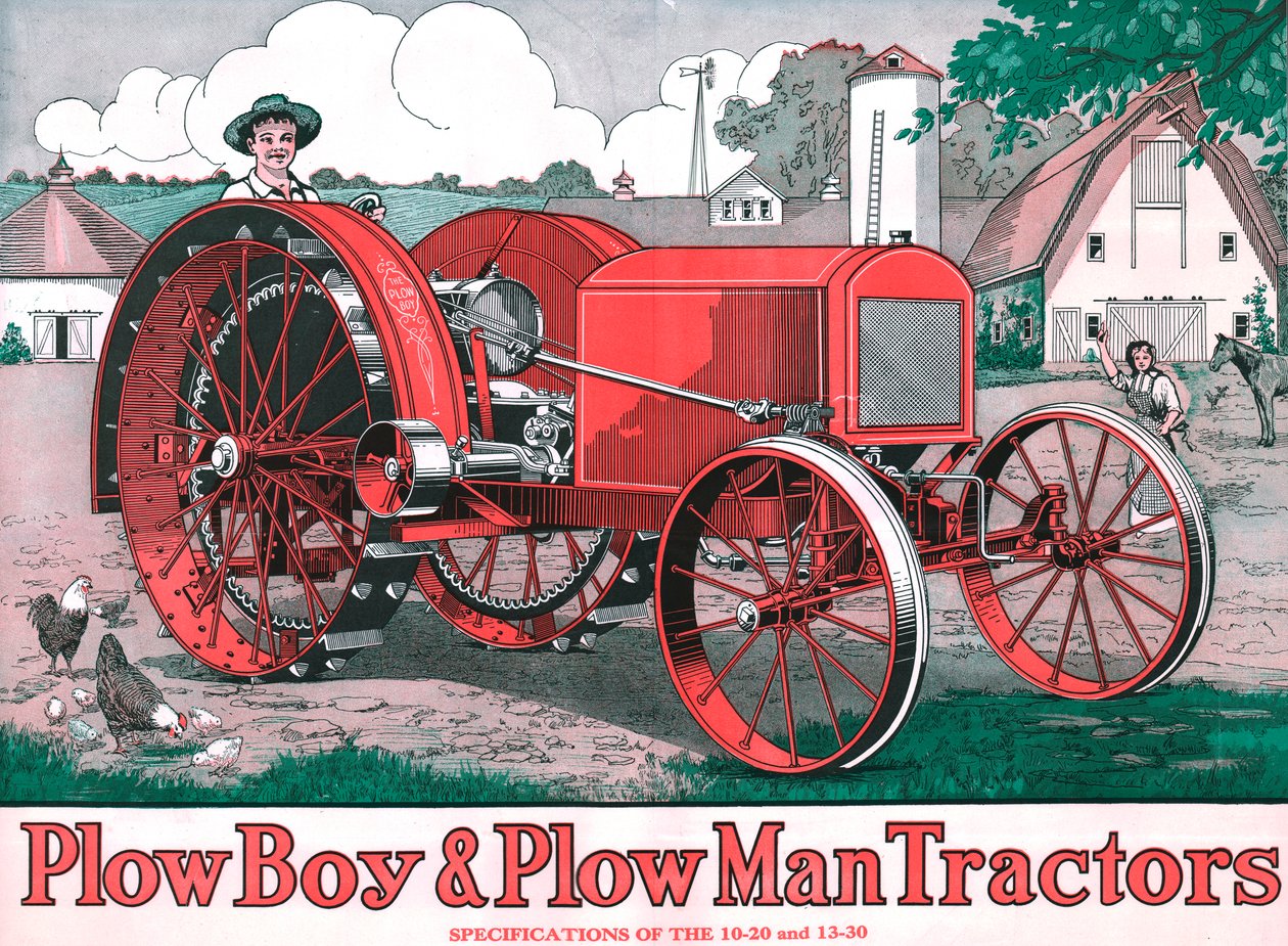 Tratores PlowBoy & PlowMan, c1916 de Unbekannt